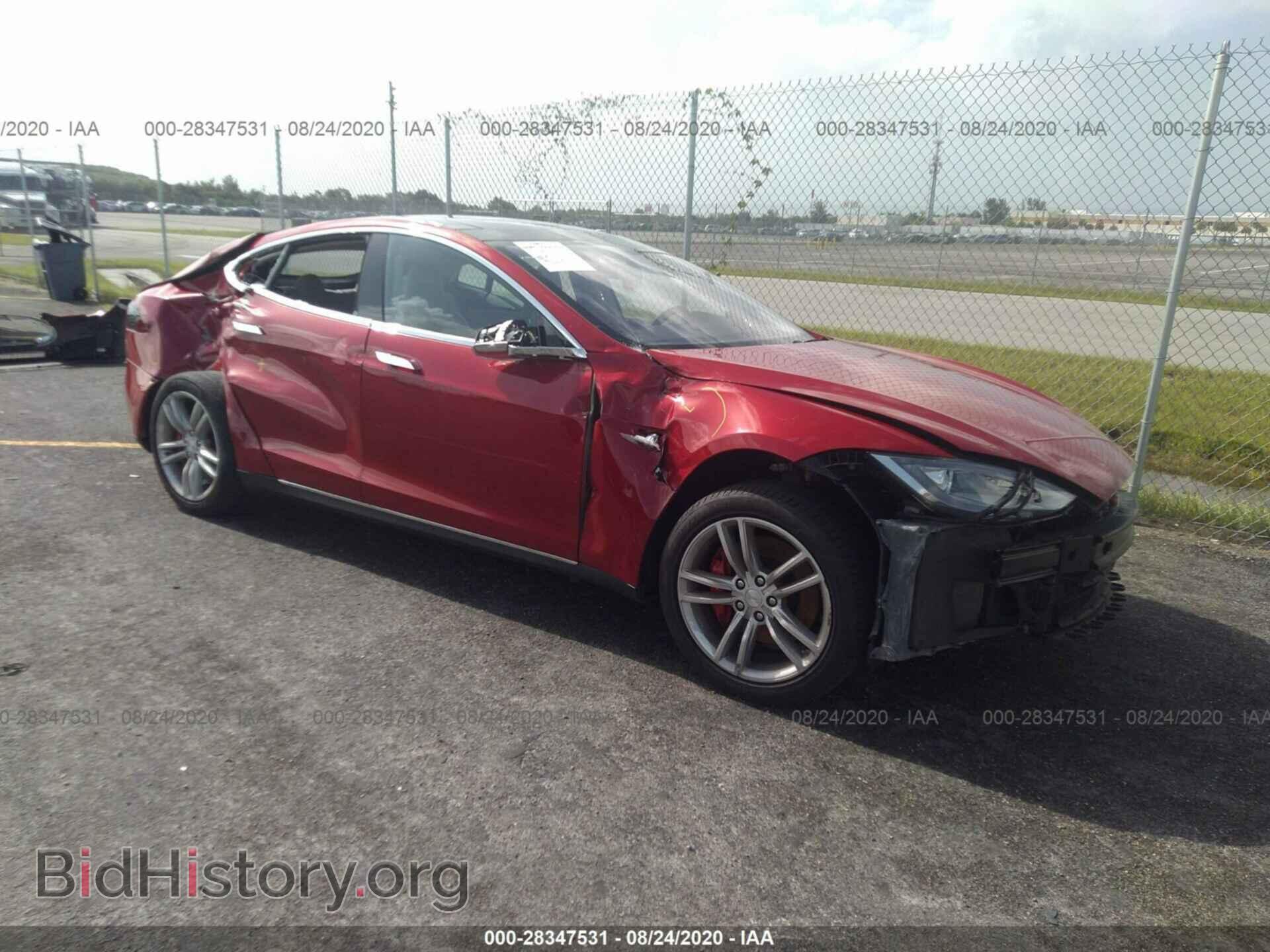 Photo 5YJSA1H17EFP28366 - TESLA MODEL S 2014