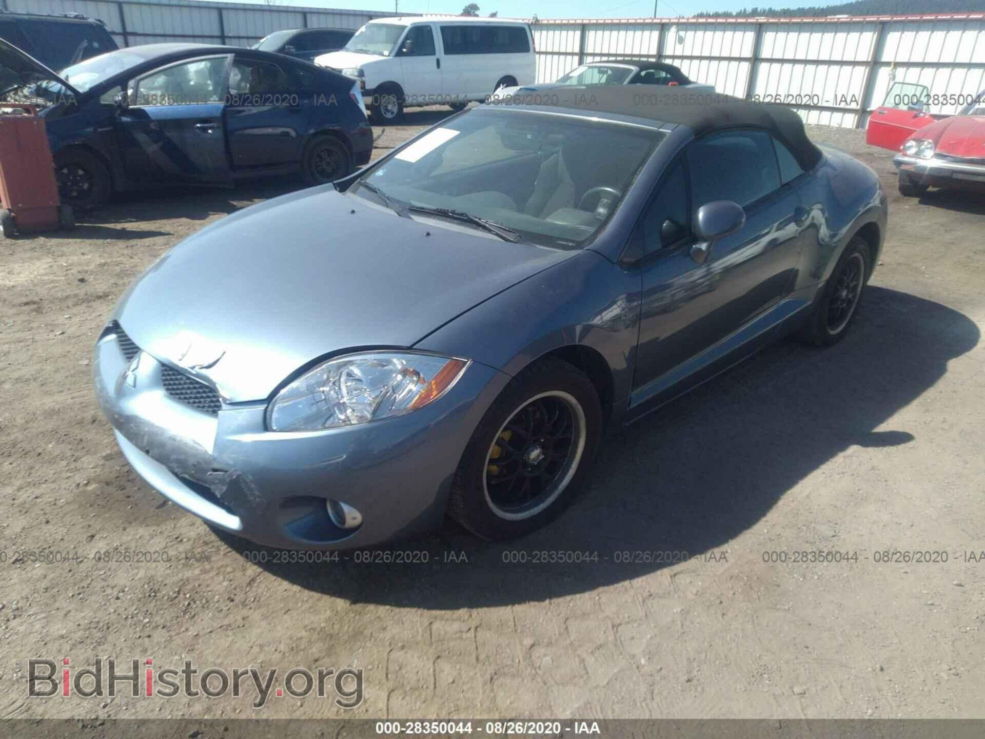 2007 MITSUBISHI ECLIPSE - VIN: 4A3AL25F97E046652 - Фото 2