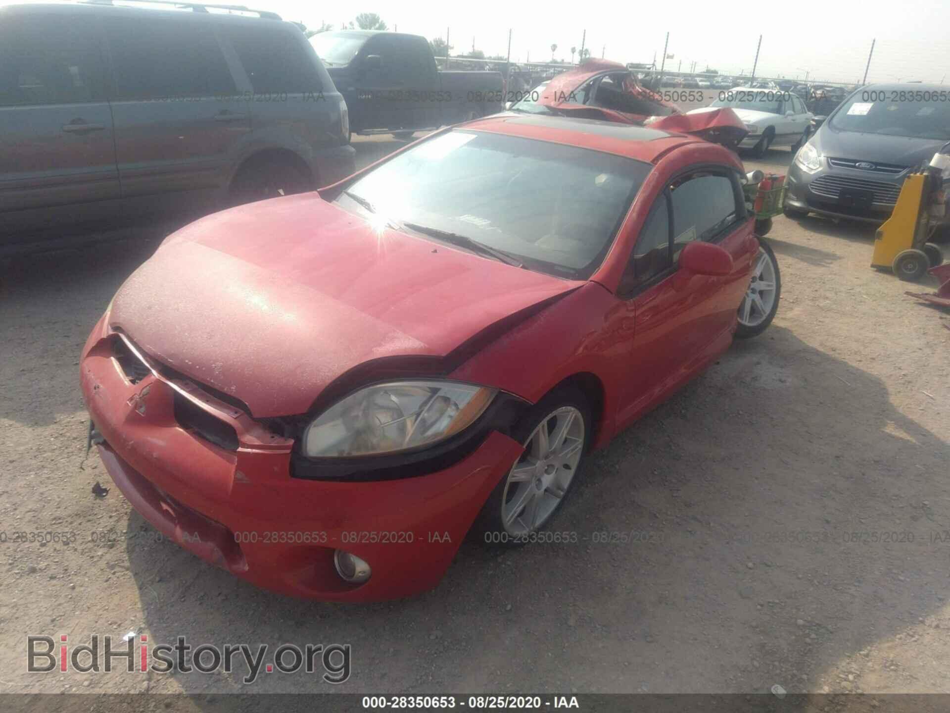 2006 MITSUBISHI ECLIPSE - VIN: 4A3AK34T96E015903 - Фото 2