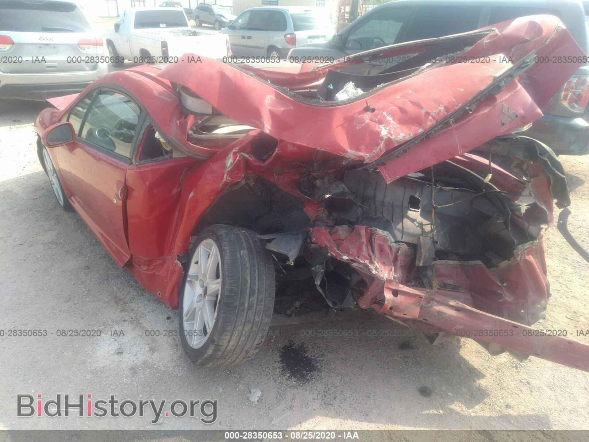 2006 MITSUBISHI ECLIPSE - VIN: 4A3AK34T96E015903 - Фото 3