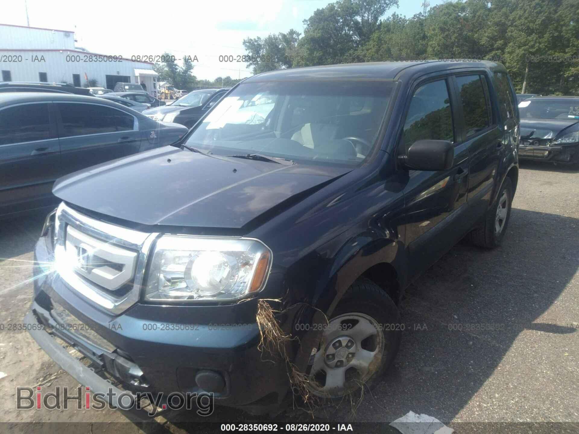 2011 HONDA PILOT - VIN: 5FNYF4H29BB093734 - Фото 2