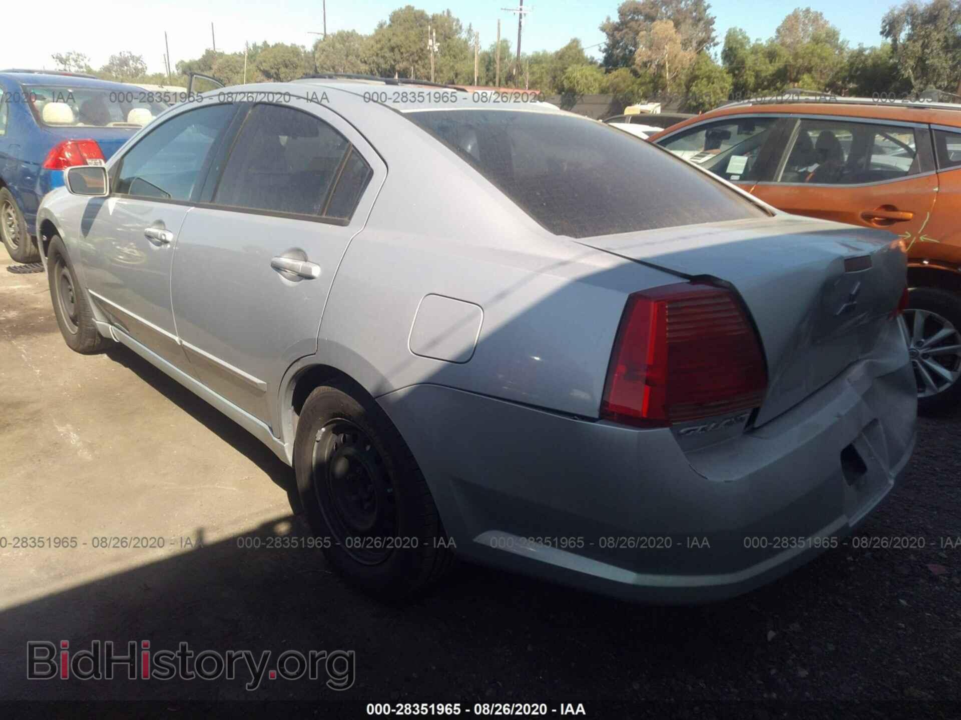 2006 MITSUBISHI GALANT - VIN: 4A3AB36F76E076836 - Фото 3