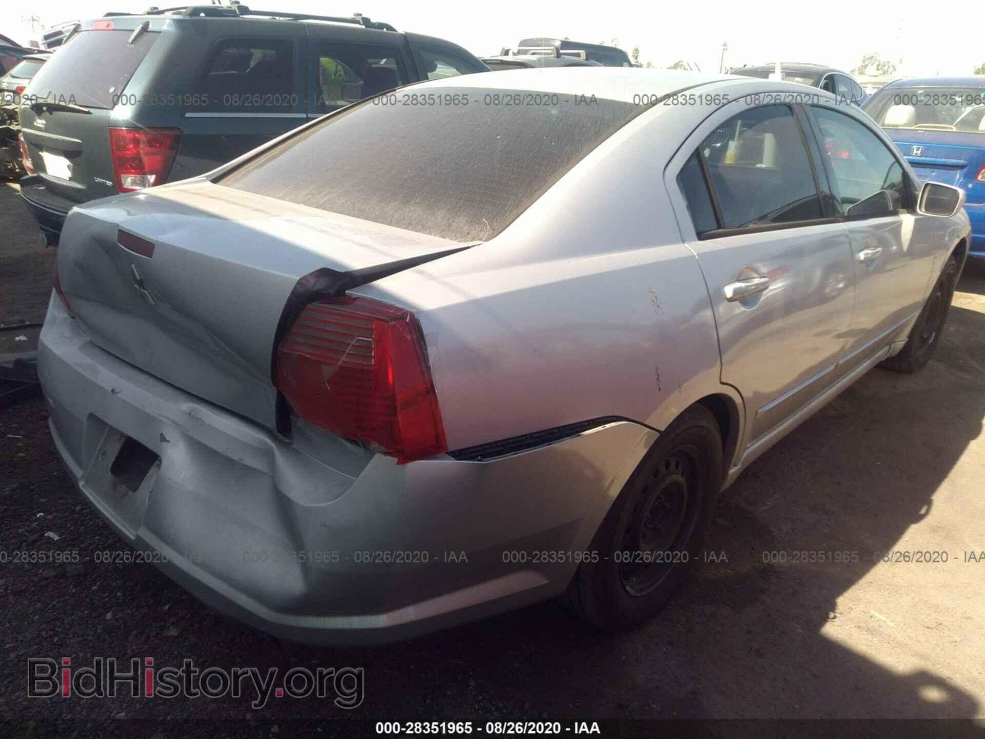 2006 MITSUBISHI GALANT - VIN: 4A3AB36F76E076836 - Фото 4