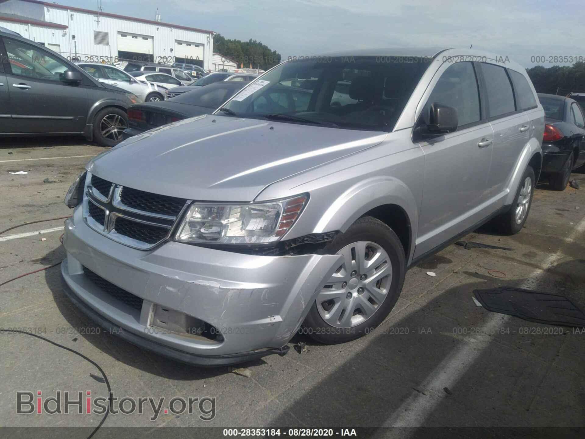 2014 DODGE JOURNEY - VIN: 3C4PDCAB3ET152594 - Фото 2