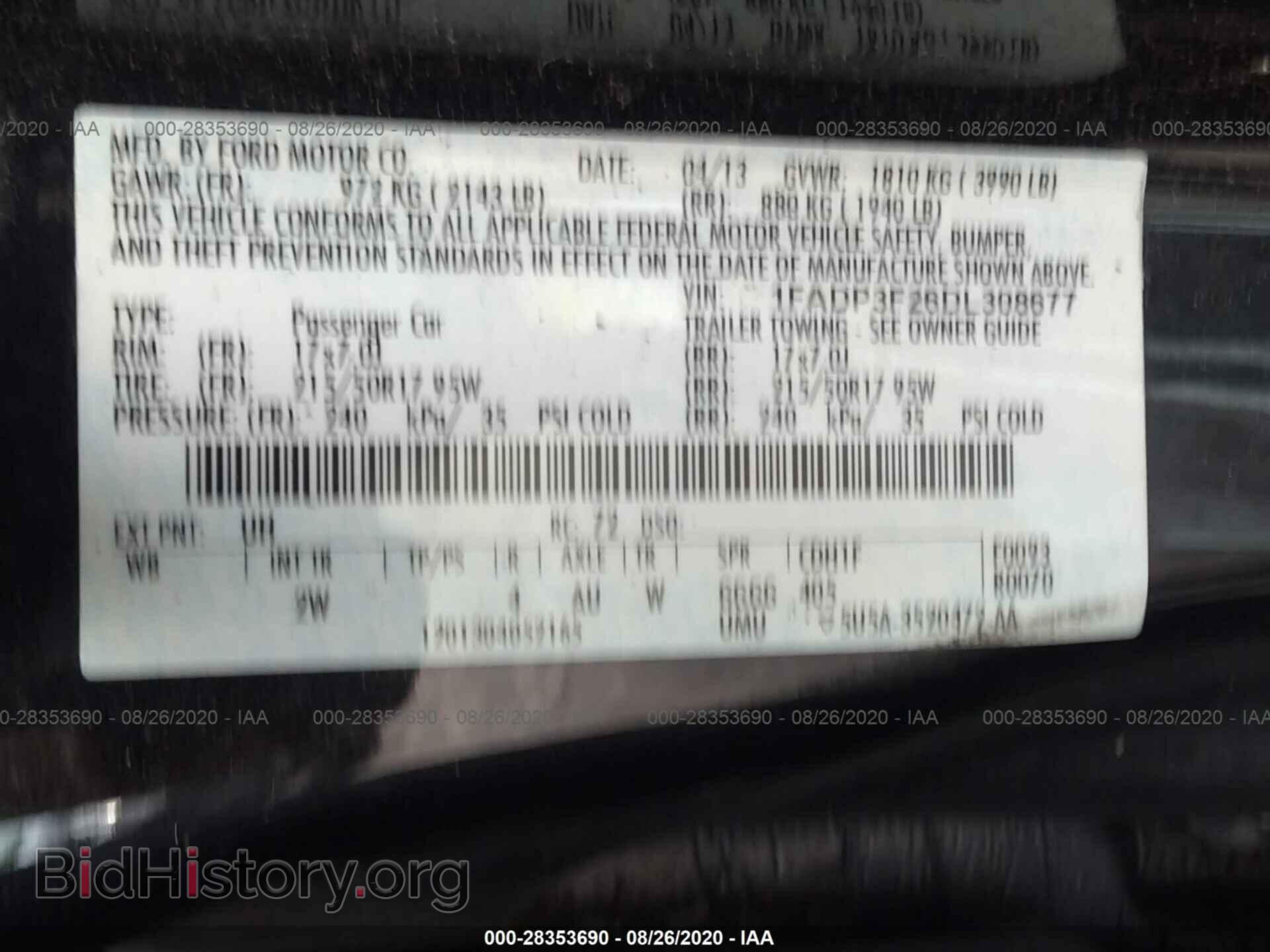 2013 FORD FOCUS - VIN: 1FADP3F26DL308677 - Photo 9