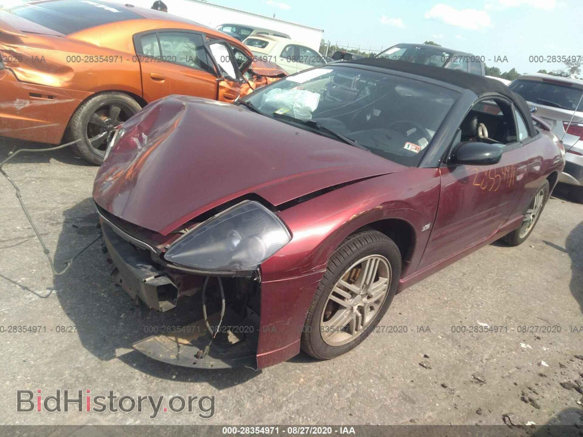 2003 MITSUBISHI ECLIPSE - VIN: 4A3AE75H63E046711 - Фото 2