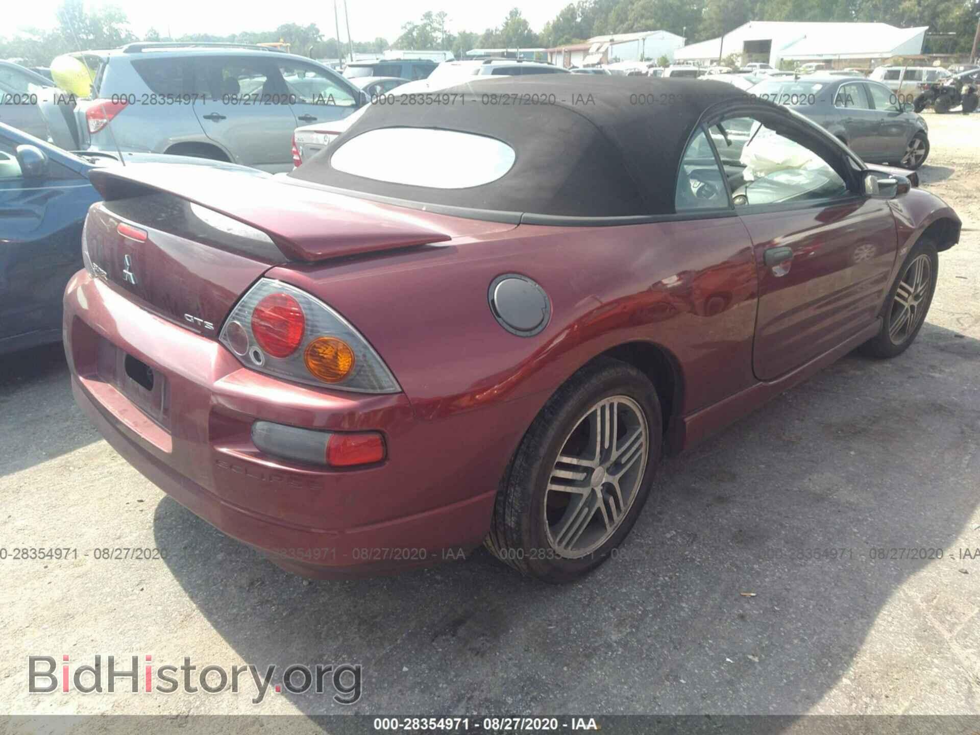 2003 MITSUBISHI ECLIPSE - VIN: 4A3AE75H63E046711 - Фото 4