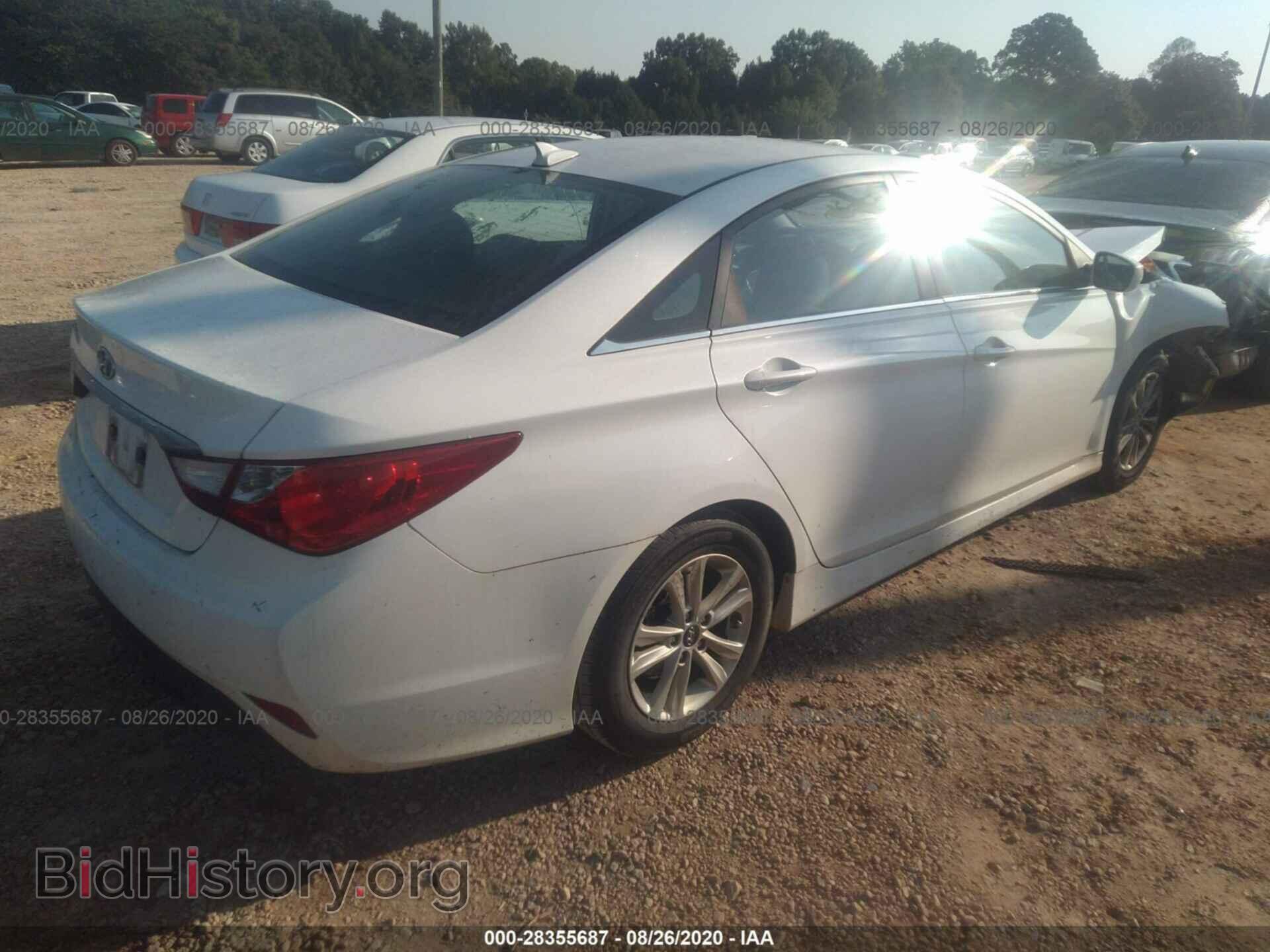 2014 HYUNDAI SONATA - VIN: 5NPEB4AC4EH905674 - Photo 4