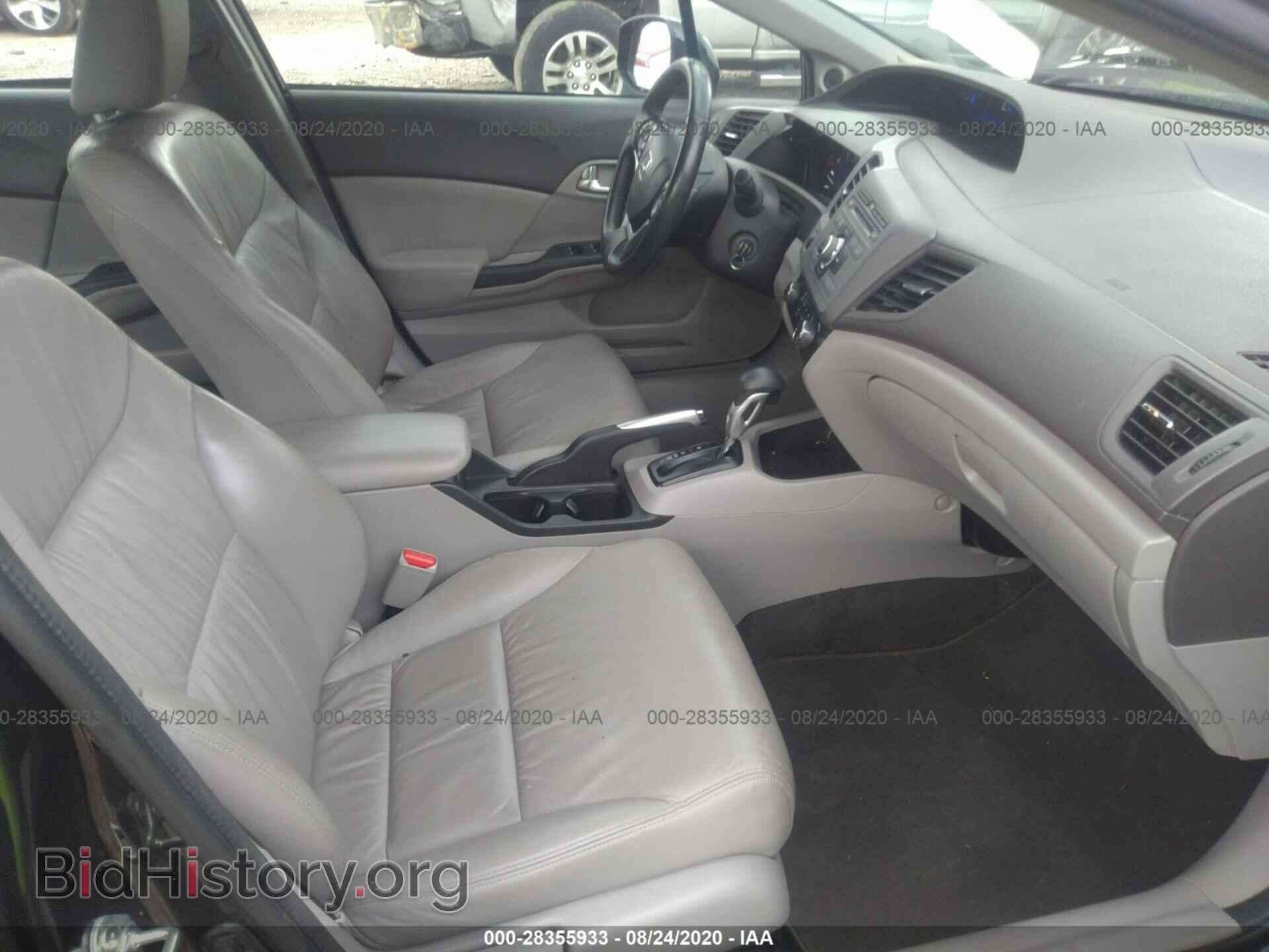 2012 HONDA CIVIC SDN - VIN: 19XFB2F99CE364502 - Фото 5