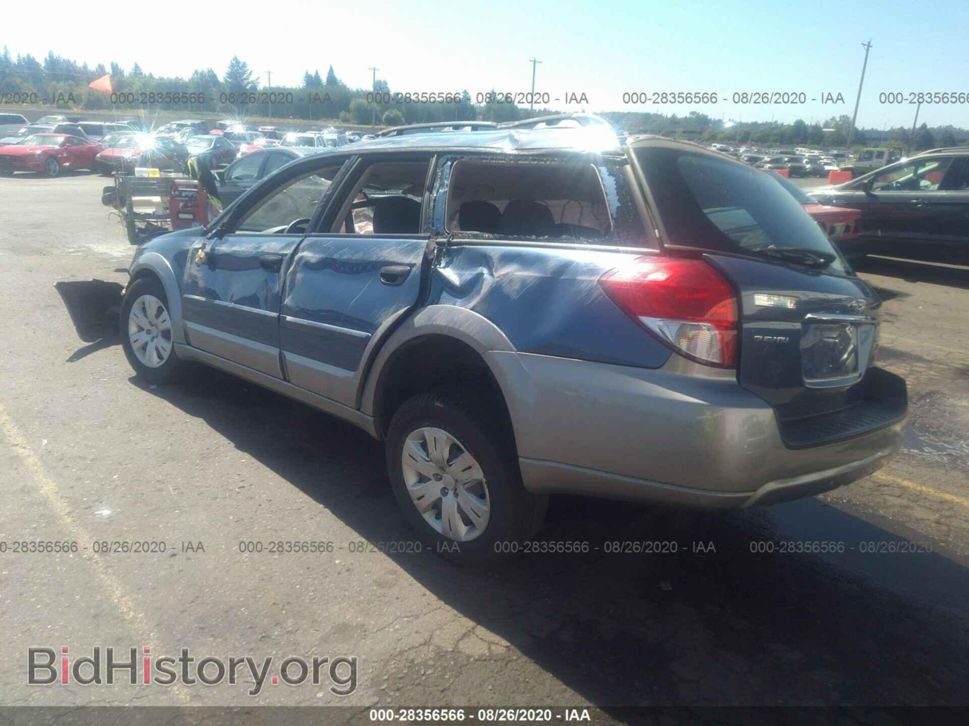 2008 SUBARU OUTBACK - VIN: 4S4BP60C687321525 - Фото 3