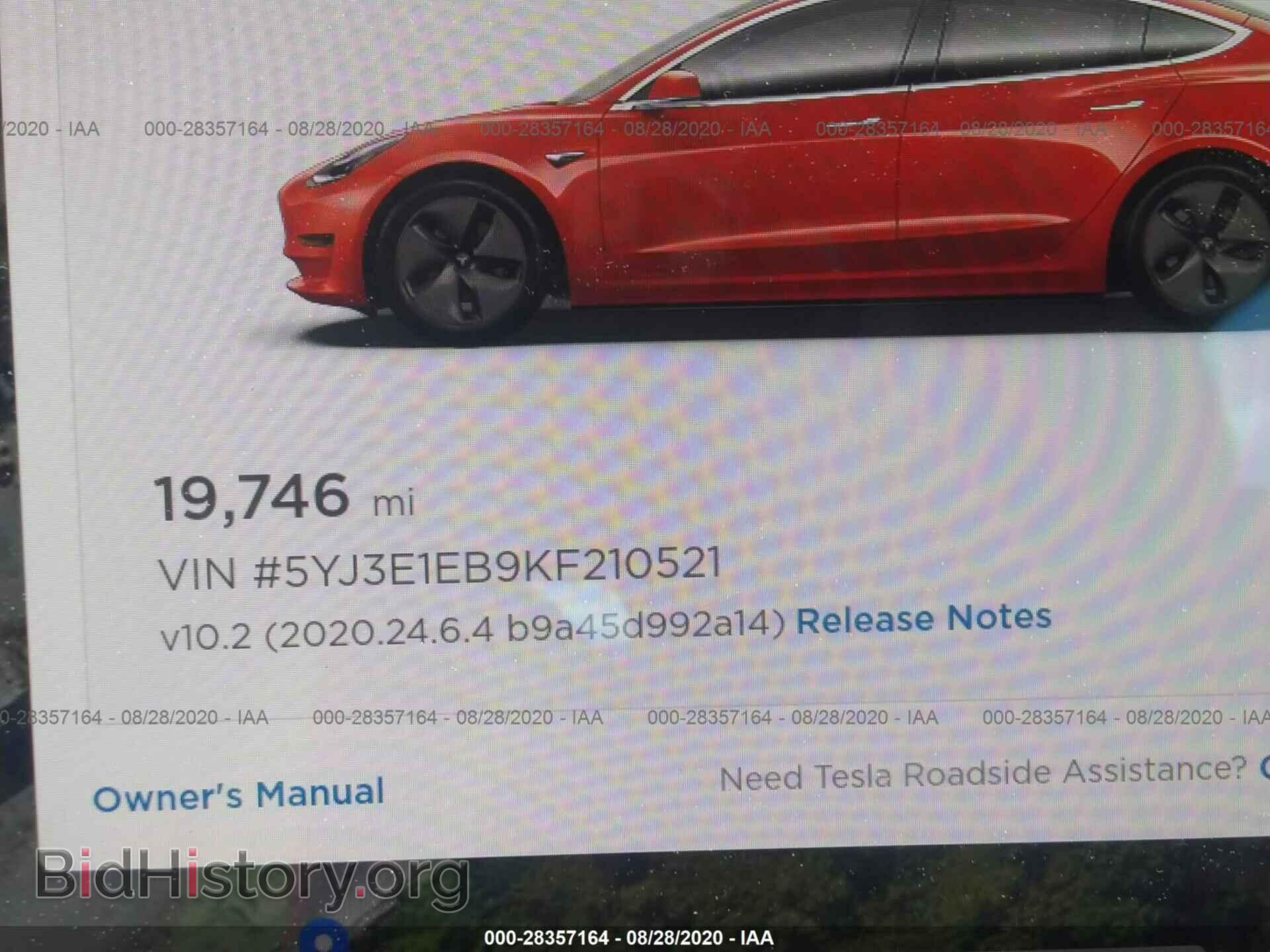 2019 TESLA MODEL 3 - VIN: 5YJ3E1EB9KF210521 - Photo 7