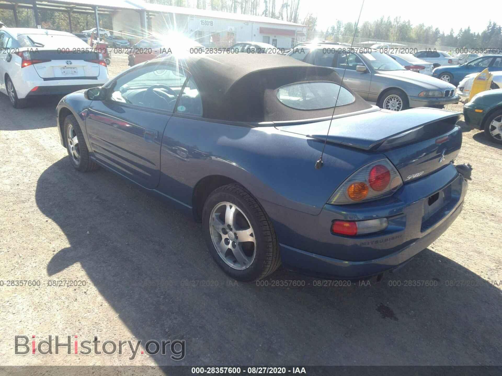 2003 MITSUBISHI ECLIPSE - VIN: 4A3AE45G23E028714 - Фото 3