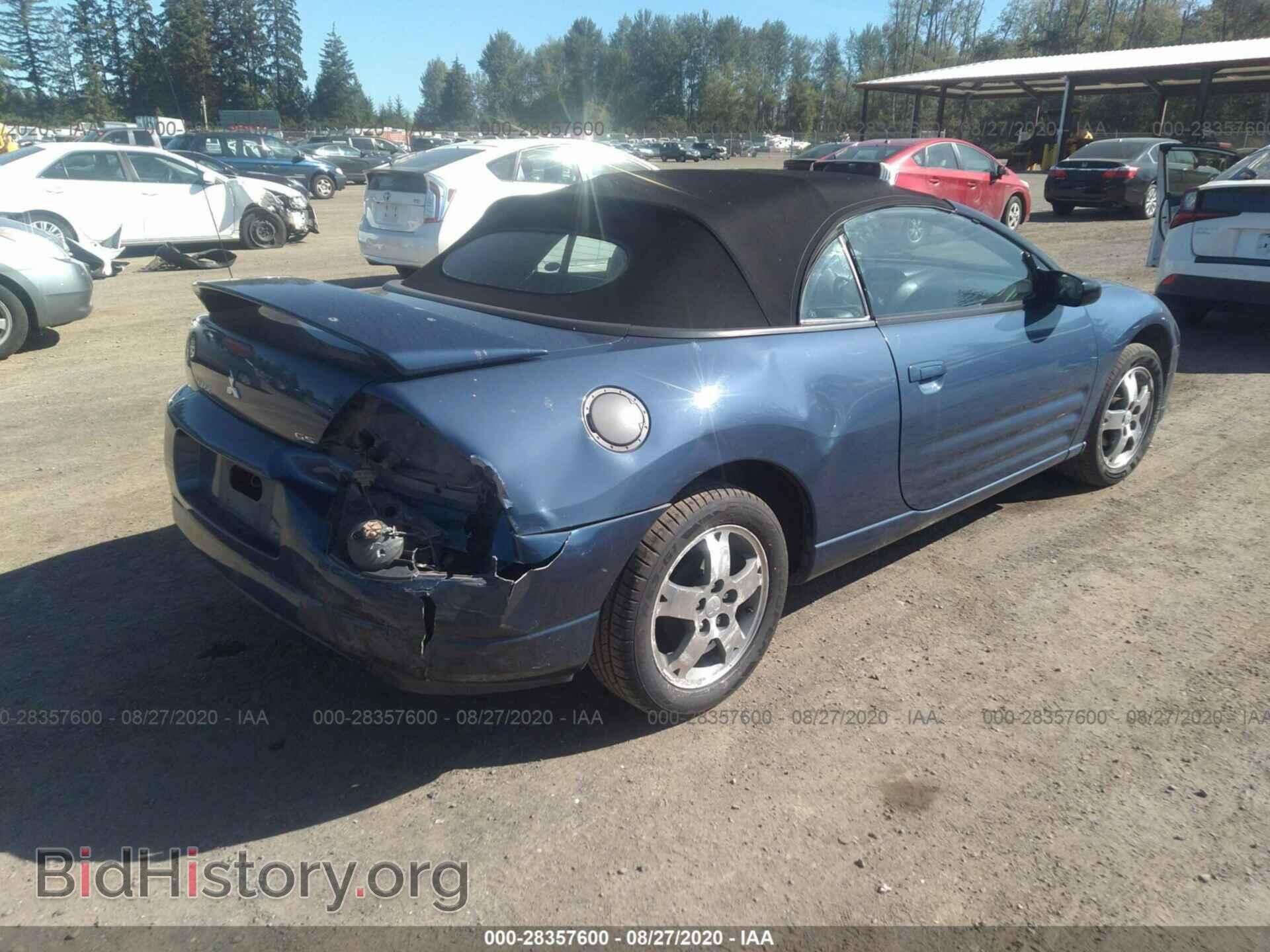 2003 MITSUBISHI ECLIPSE - VIN: 4A3AE45G23E028714 - Фото 4