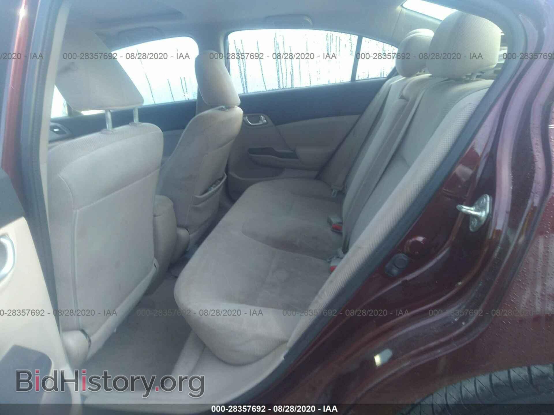 2012 HONDA CIVIC SDN - VIN: 19XFB2F85CE390795 - Фото 8