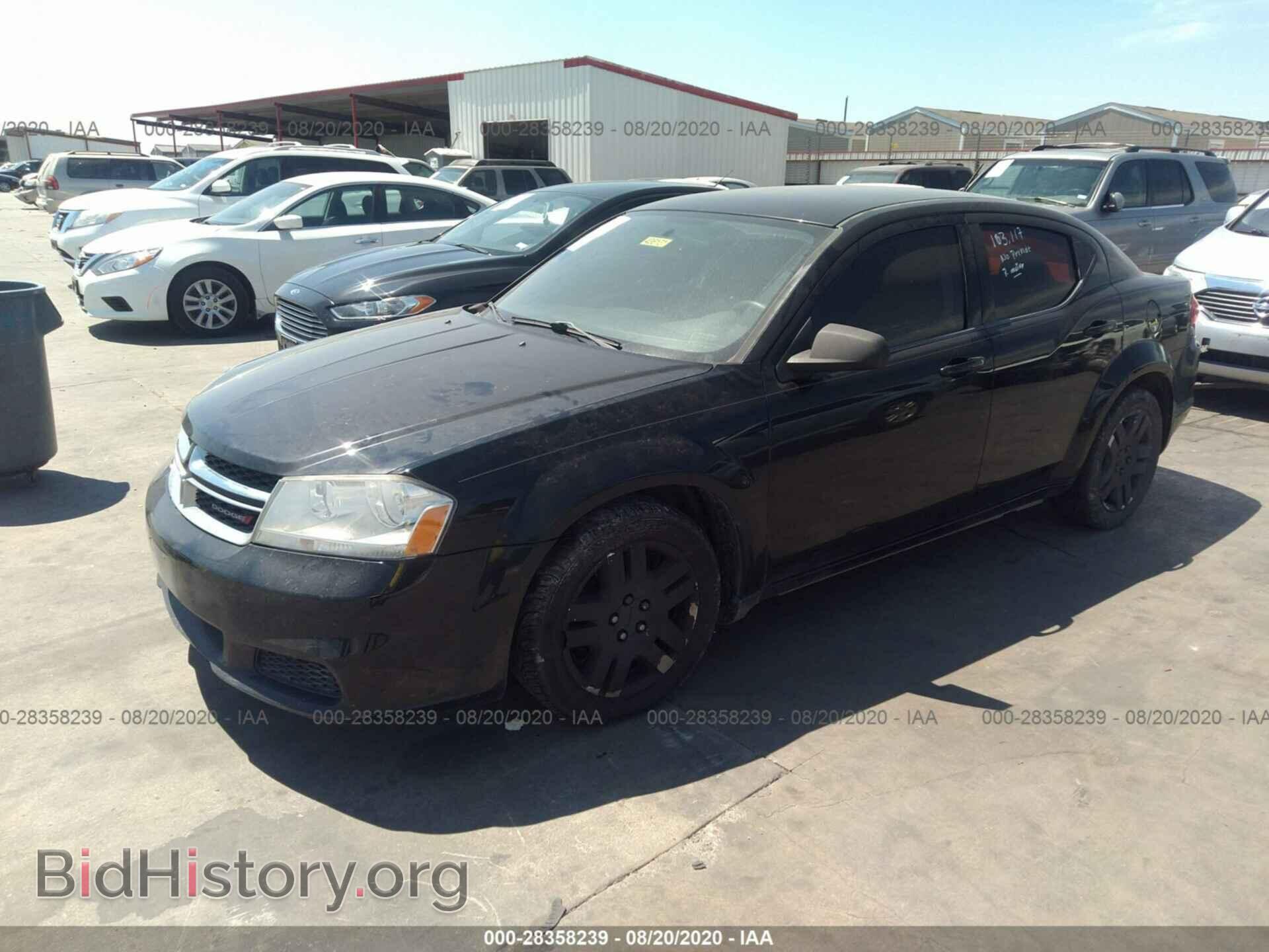 2014 DODGE AVENGER - VIN: 1C3CDZAB0EN222834 - Фото 2