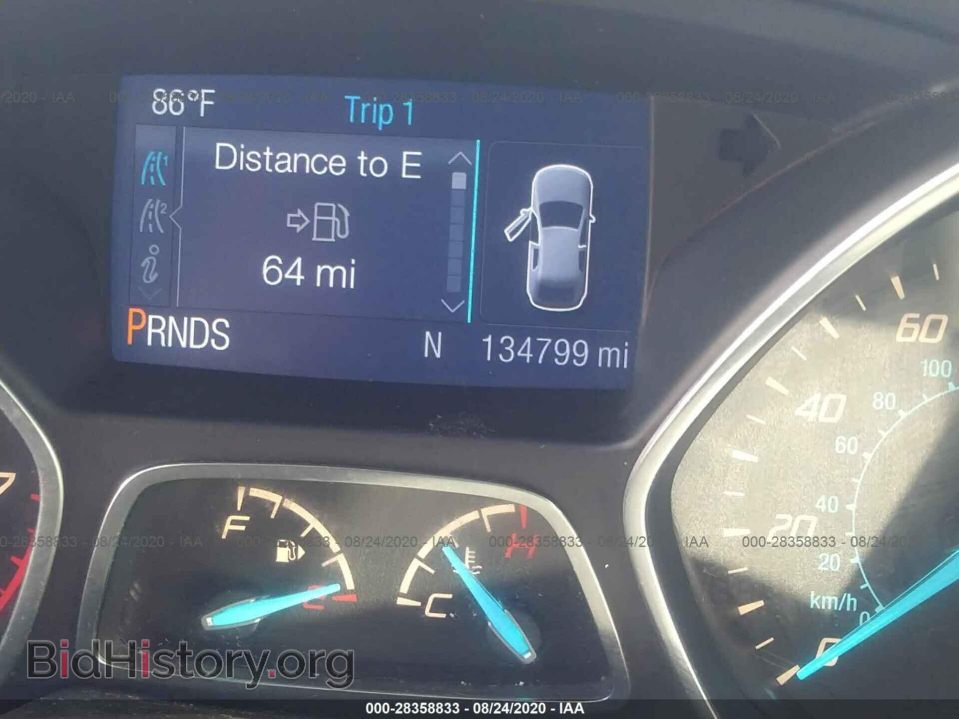 2014 FORD ESCAPE - VIN: 1FMCU0GX5EUC00565 - Фото 7