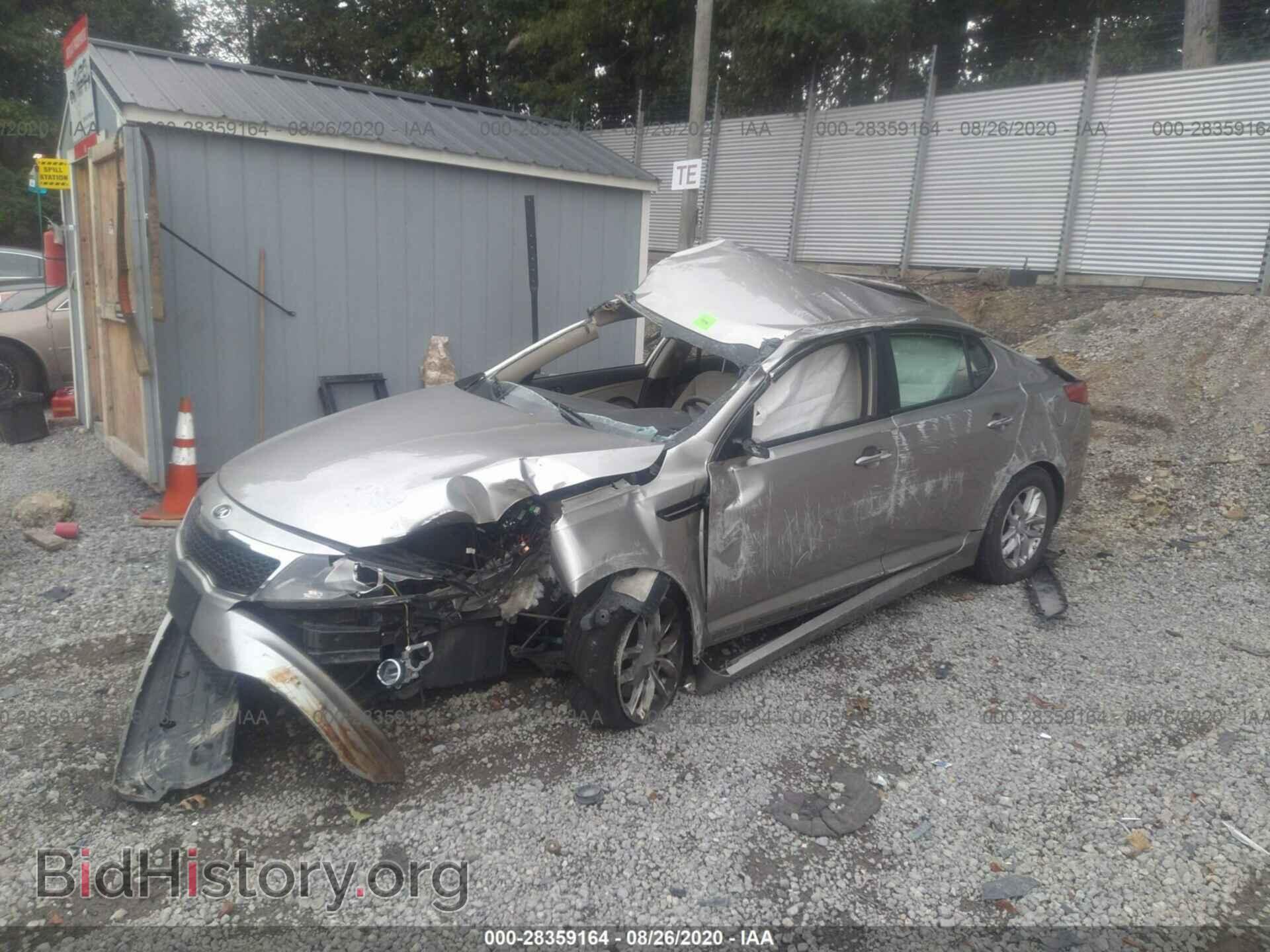2013 KIA OPTIMA - VIN: KNAGM4A72D5380163 - Фото 2