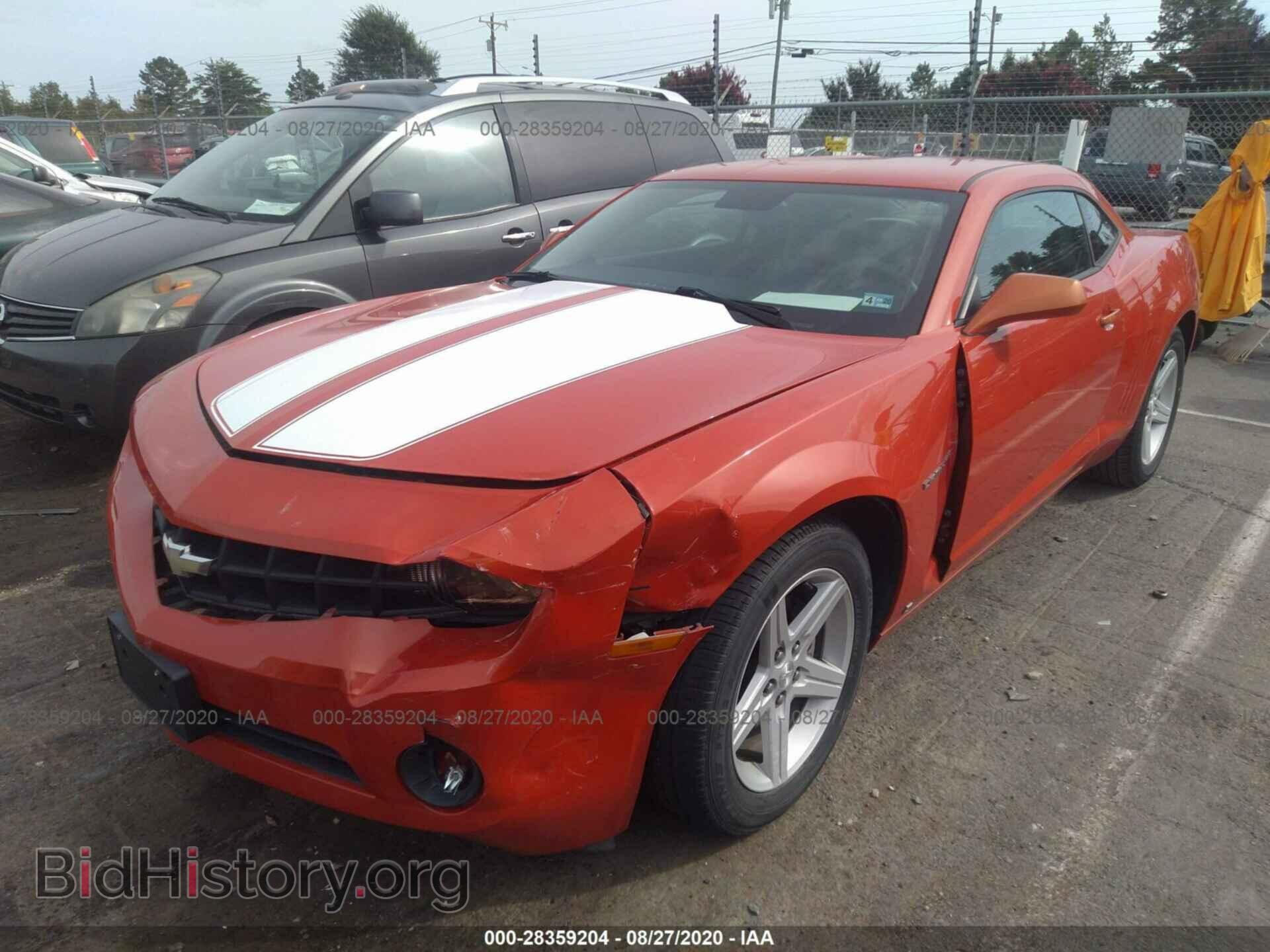 2010 CHEVROLET CAMARO - VIN: 2G1FB1EV5A9134405 - Фото 2