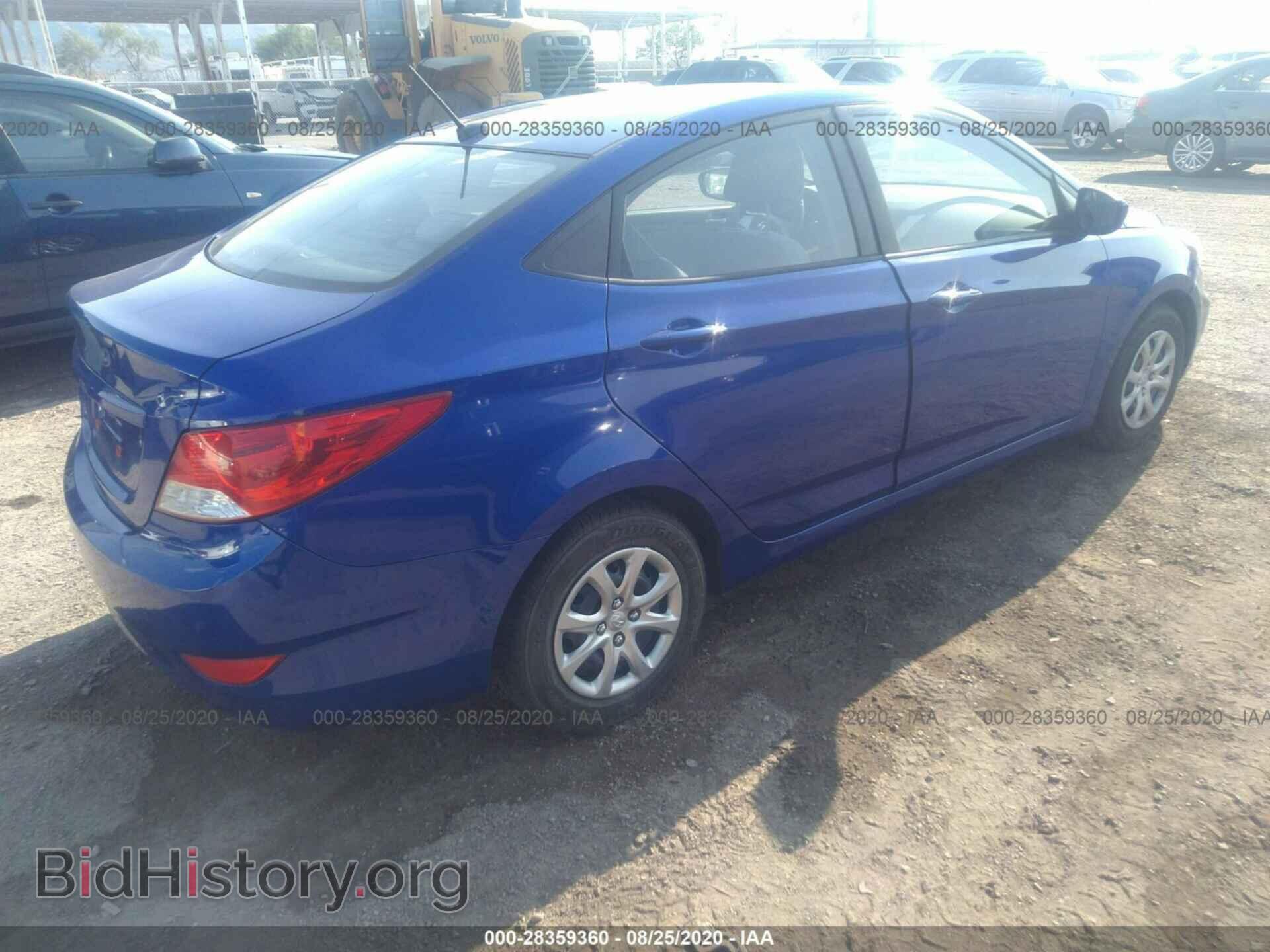 2013 HYUNDAI ACCENT - VIN: KMHCT4AE4DU357035 - Фото 4