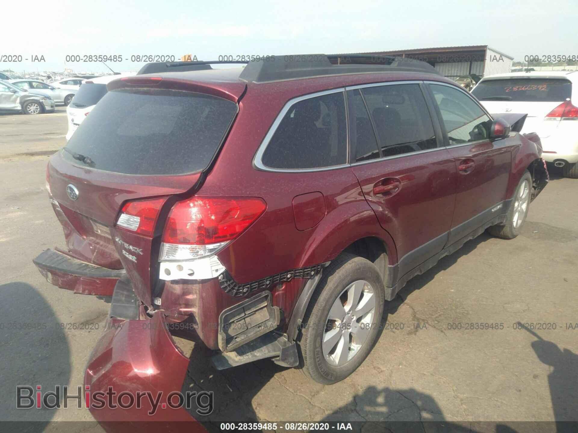 2012 SUBARU OUTBACK - VIN: 4S4BRBCC3C3203592 - Фото 4