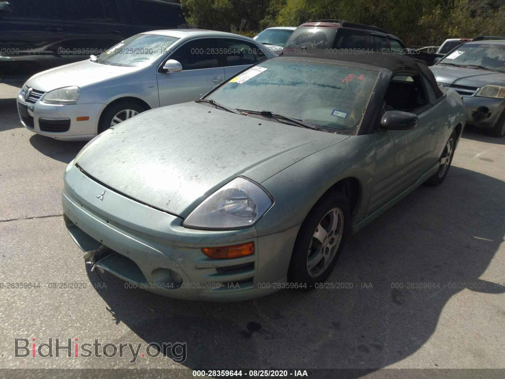 2003 MITSUBISHI ECLIPSE - VIN: 4A3AE75H03E076710 - Photo 2