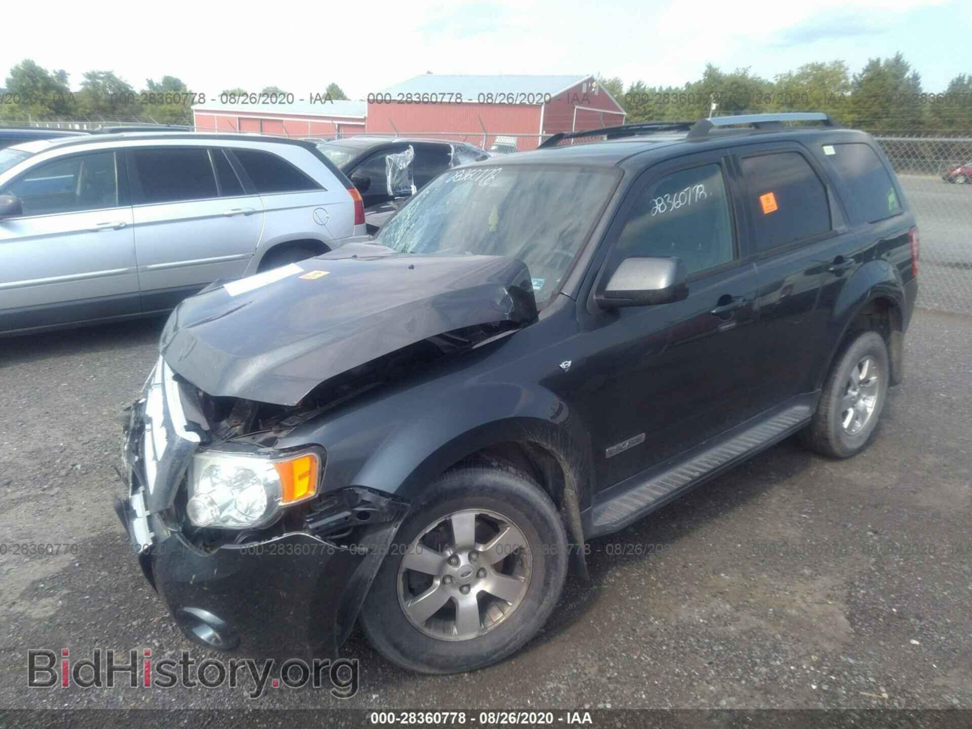 2008 FORD ESCAPE - VIN: 1FMCU94108KA33665 - Фото 2