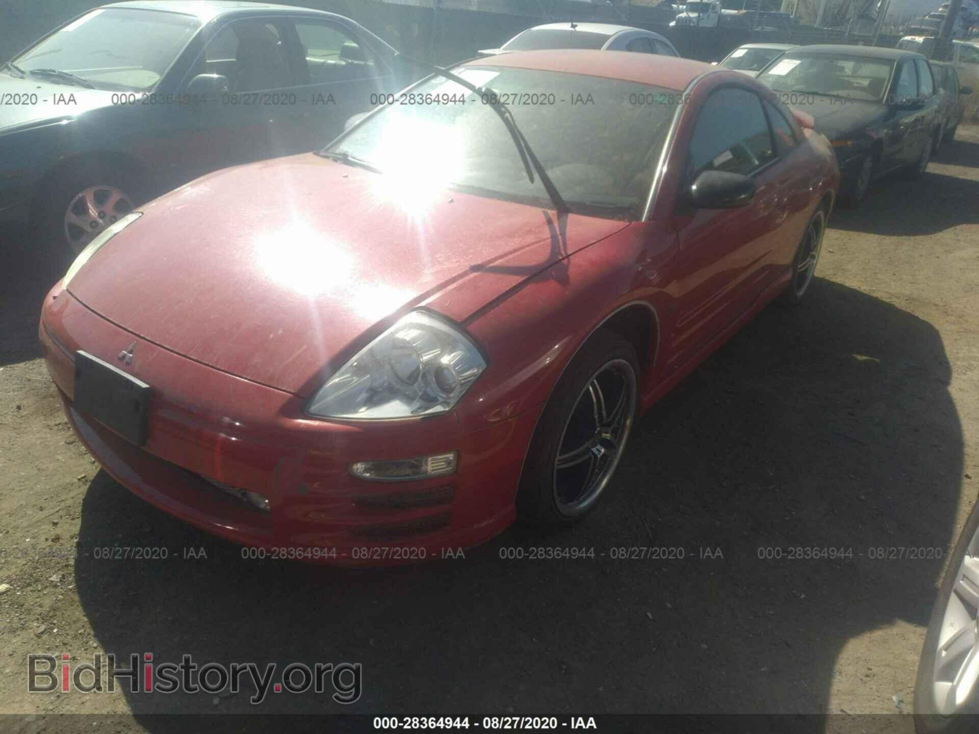 2000 MITSUBISHI ECLIPSE - VIN: 4A3AC84L1YE001314 - Фото 2