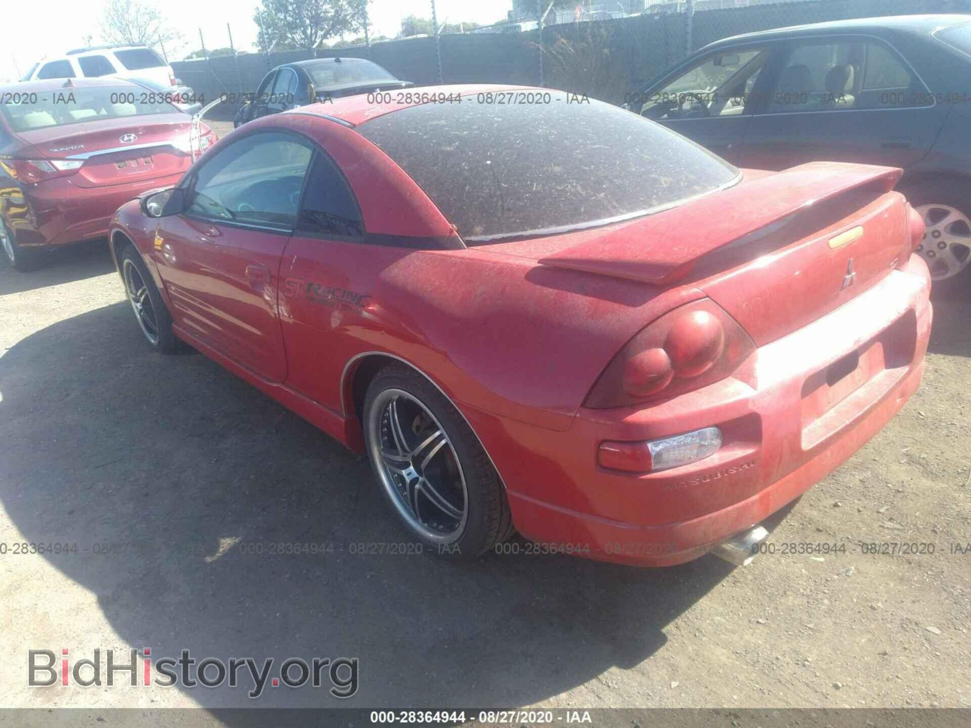 2000 MITSUBISHI ECLIPSE - VIN: 4A3AC84L1YE001314 - Фото 3