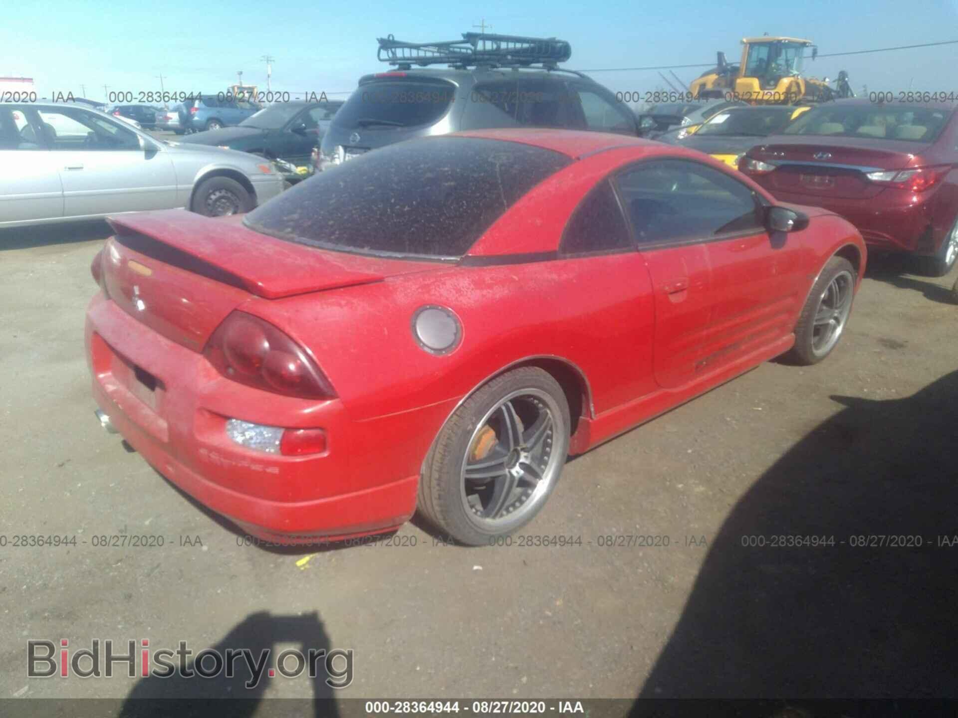 2000 MITSUBISHI ECLIPSE - VIN: 4A3AC84L1YE001314 - Фото 4