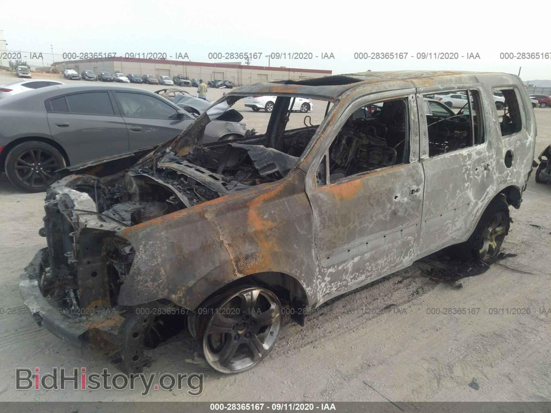 2013 HONDA PILOT - VIN: 5FNYF4H54DB021661 - Фото 2