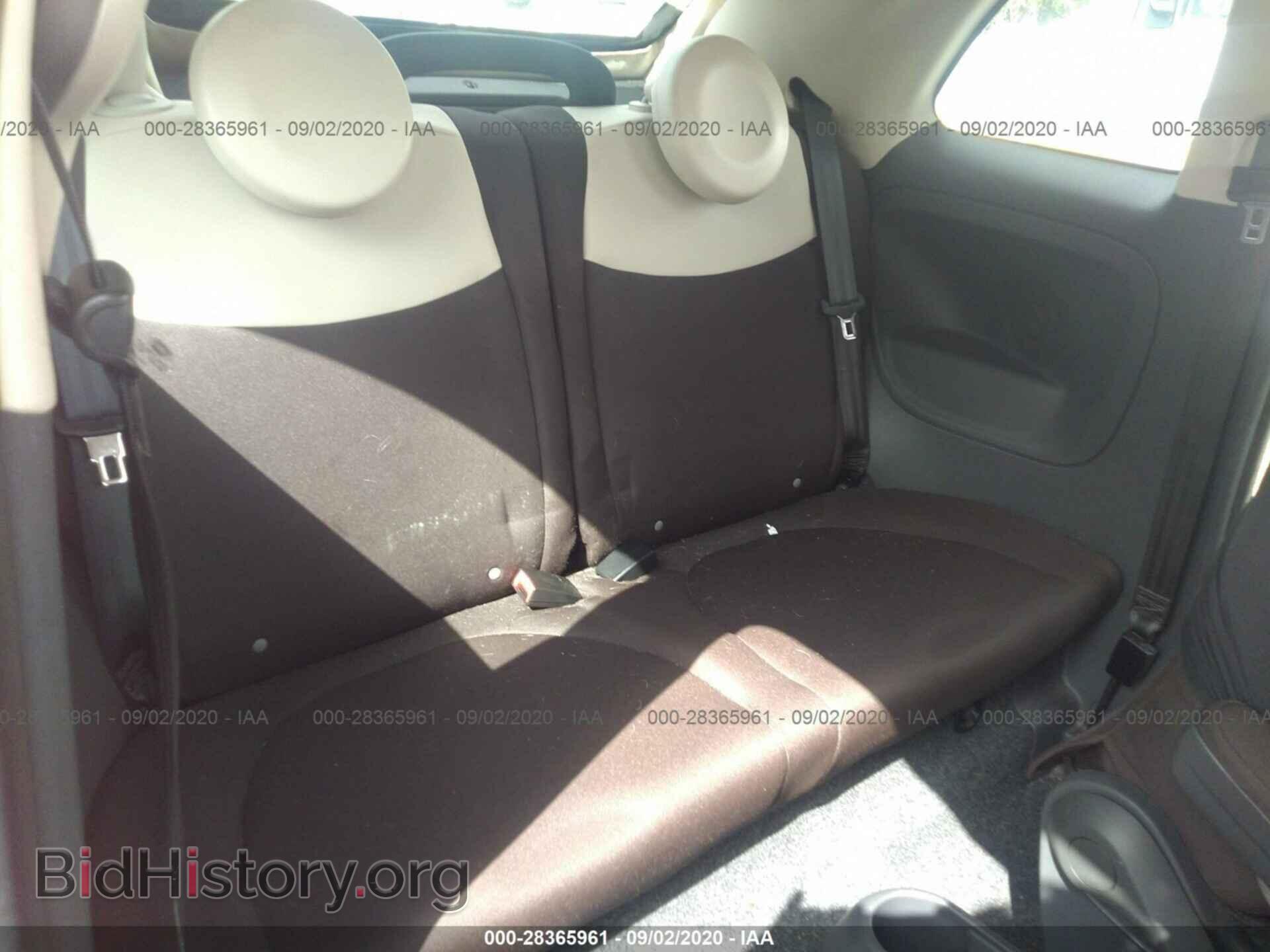 2012 FIAT 500 - VIN: 3C3CFFDR4CT120533 - Фото 8