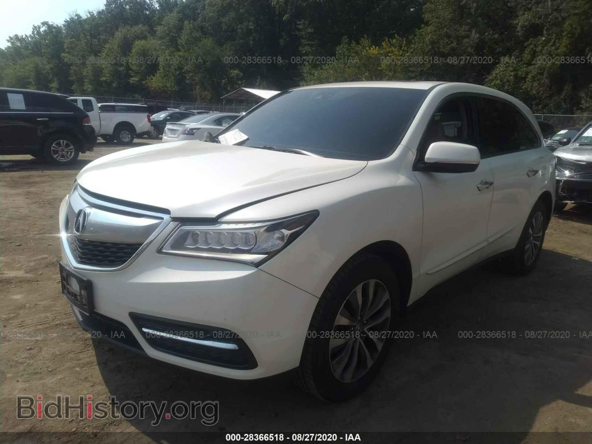 2015 ACURA MDX - VIN: 5FRYD4H64FB017917 - Фото 2