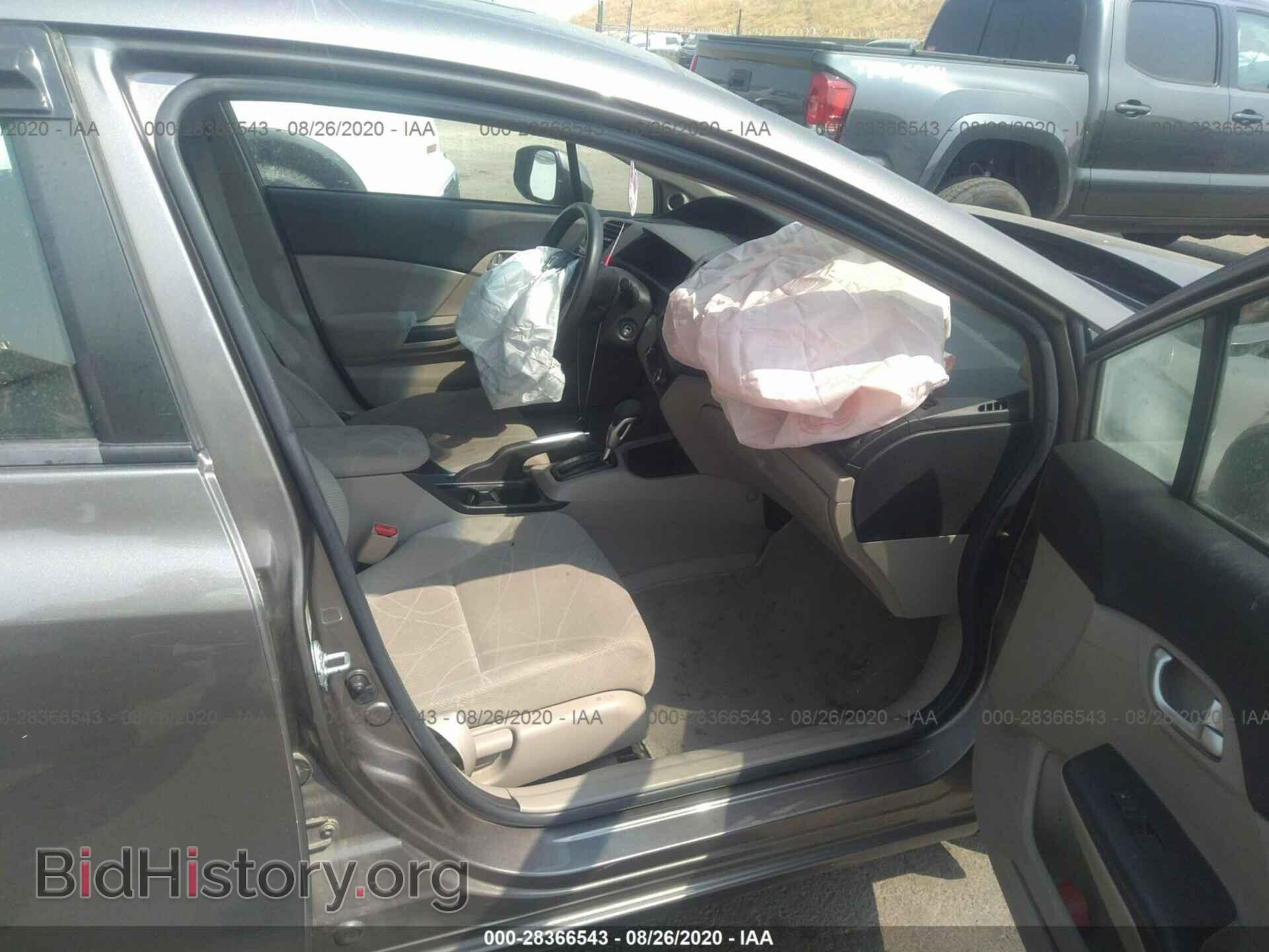 2012 HONDA CIVIC SDN - VIN: JHMFB2F80CS003386 - Фото 5