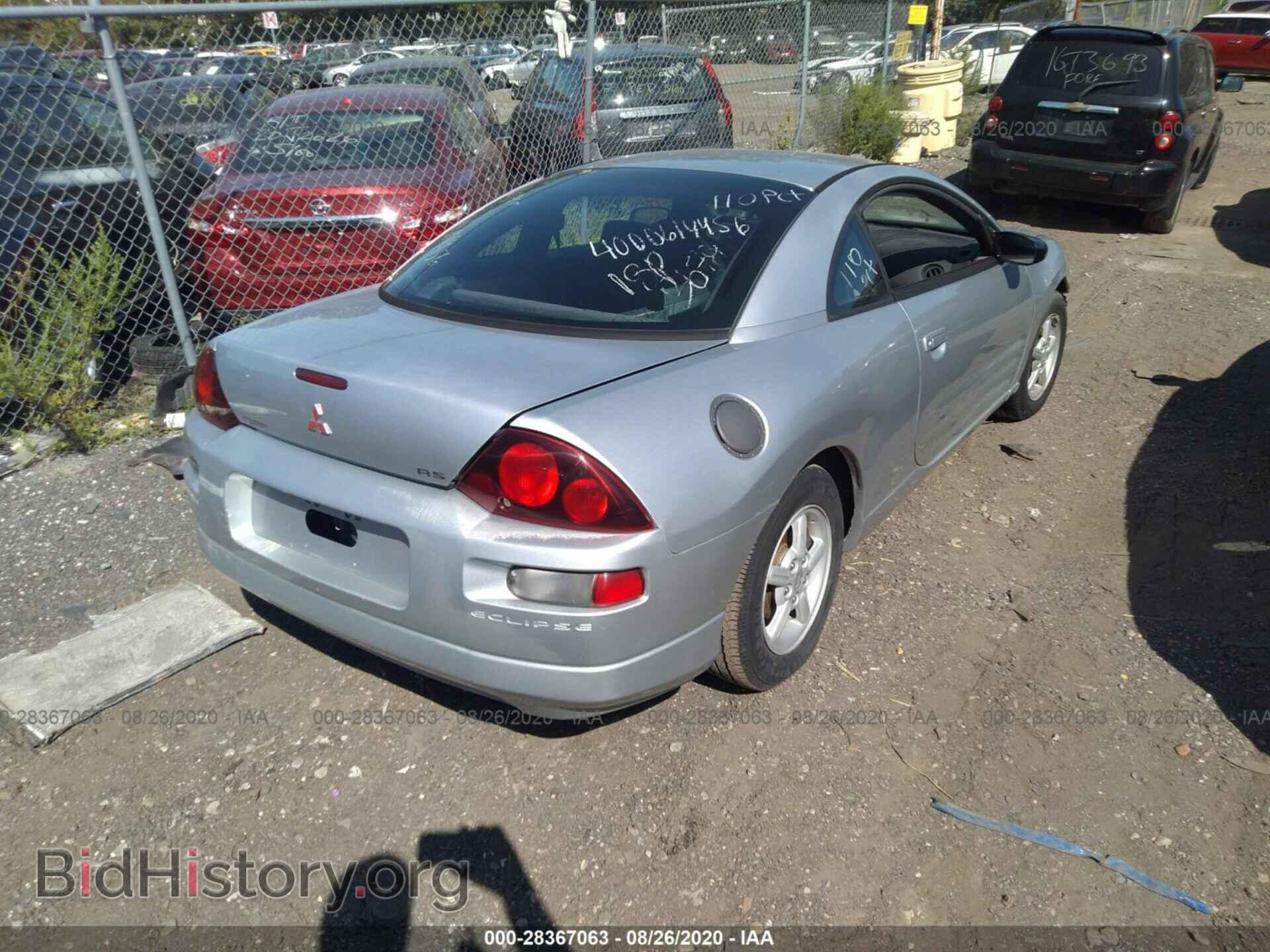 2000 MITSUBISHI ECLIPSE - VIN: 4A3AC34G5YE148340 - Photo 4