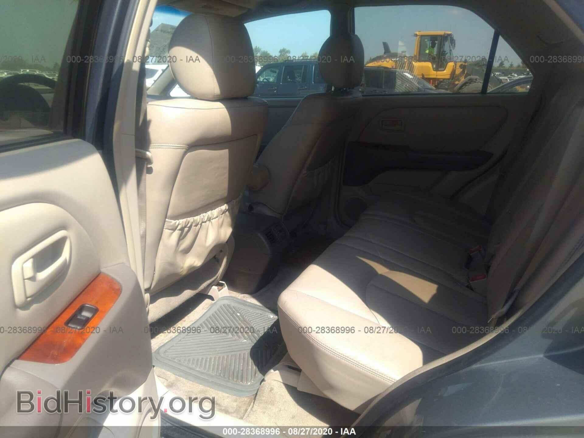 2000 LEXUS RX 300 - VIN: JT6HF10UXY0155152 - Фото 8