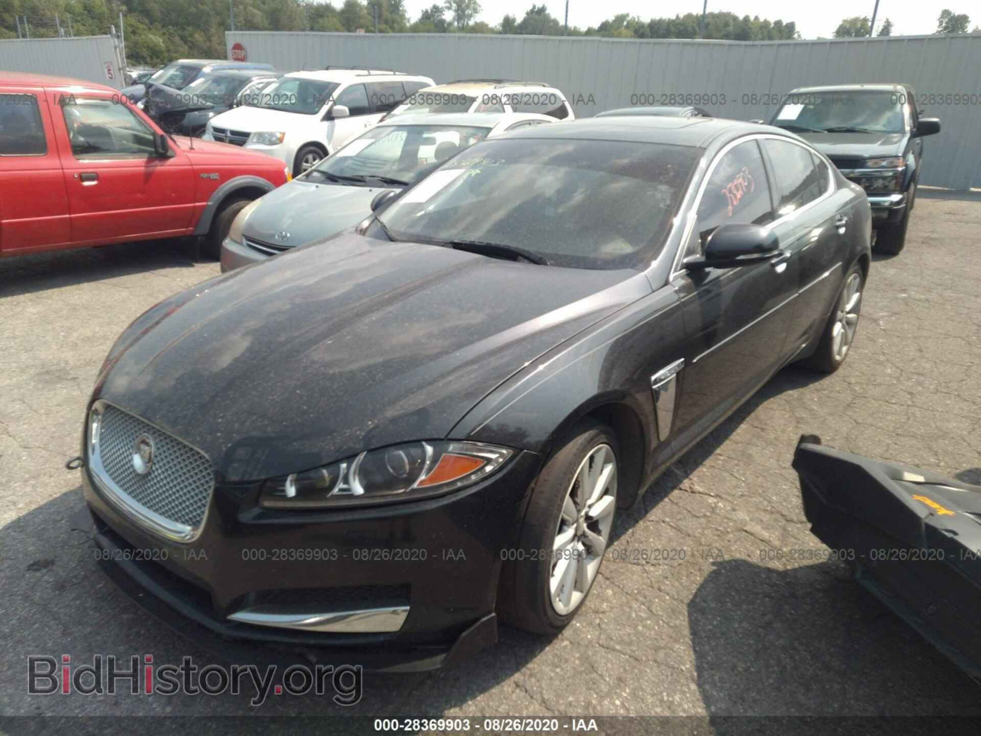 2013 JAGUAR XF - VIN: SAJWJ0EF1D8S76751 - Фото 2