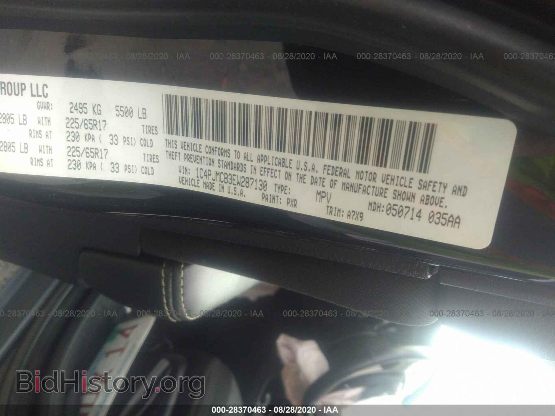 2014 JEEP CHEROKEE - VIN: 1C4PJMCB3EW287130 - Фото 9