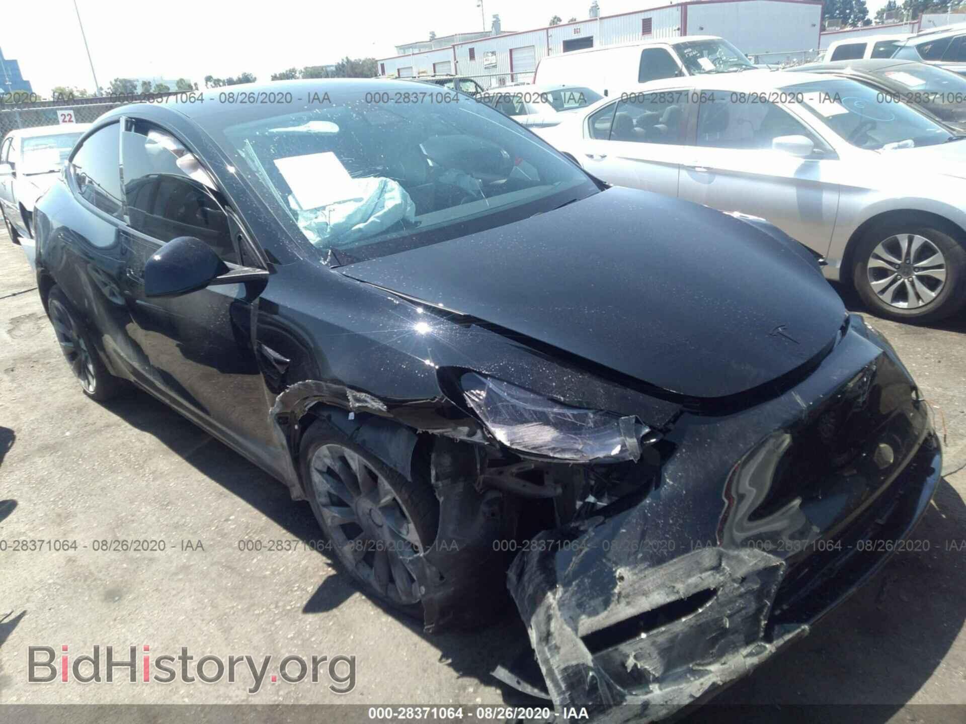 Photo 5YJYGDEE7LF018446 - TESLA MODEL Y 2020