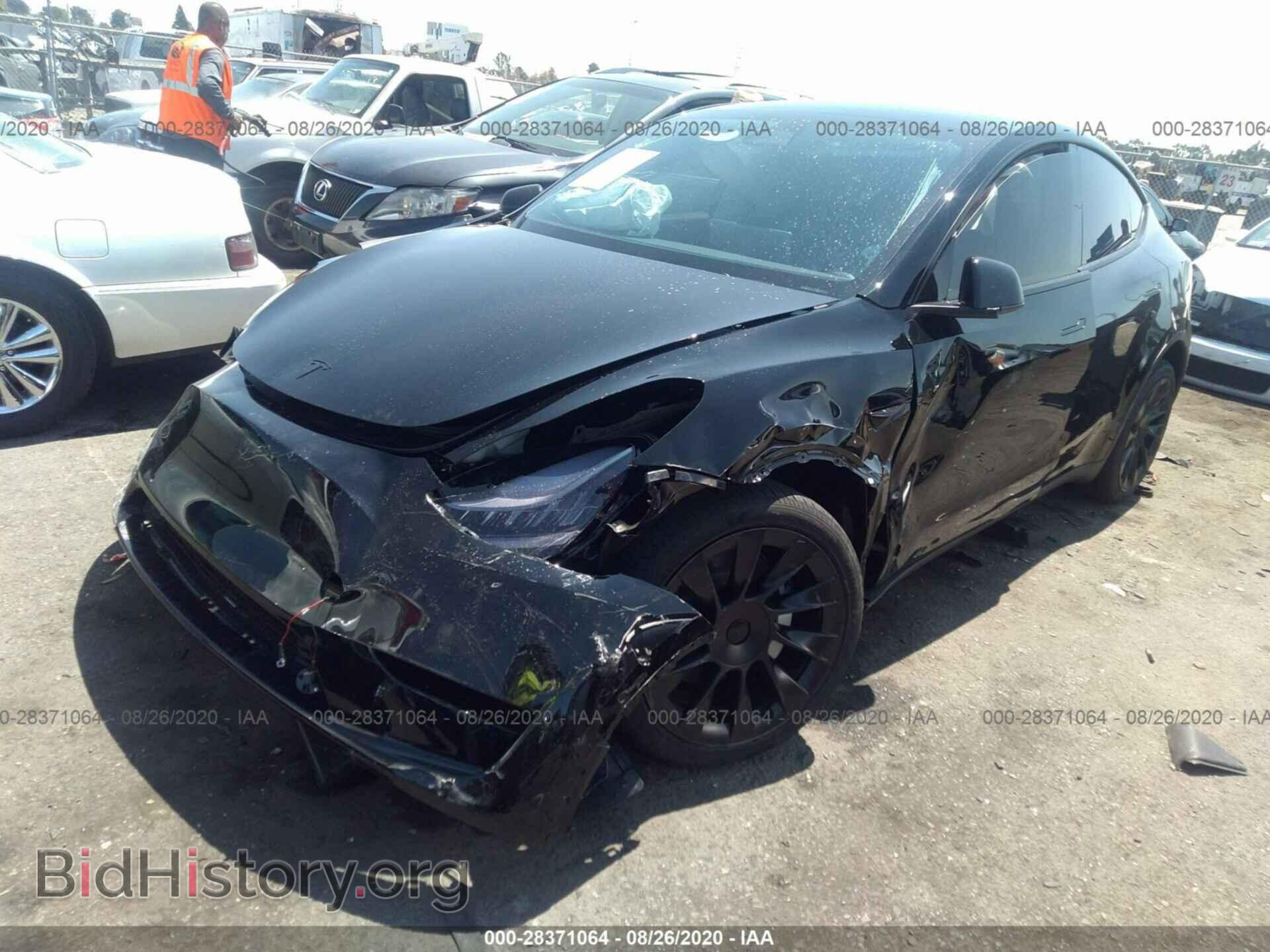 2020 TESLA MODEL Y - VIN: 5YJYGDEE7LF018446 - Photo 2