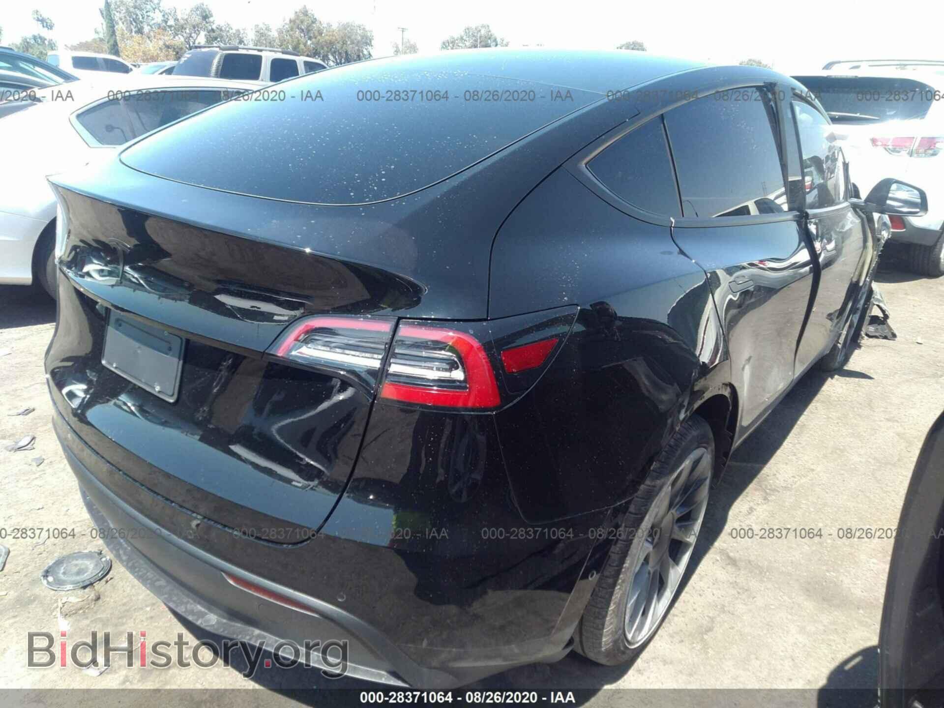 2020 TESLA MODEL Y - VIN: 5YJYGDEE7LF018446 - Photo 4