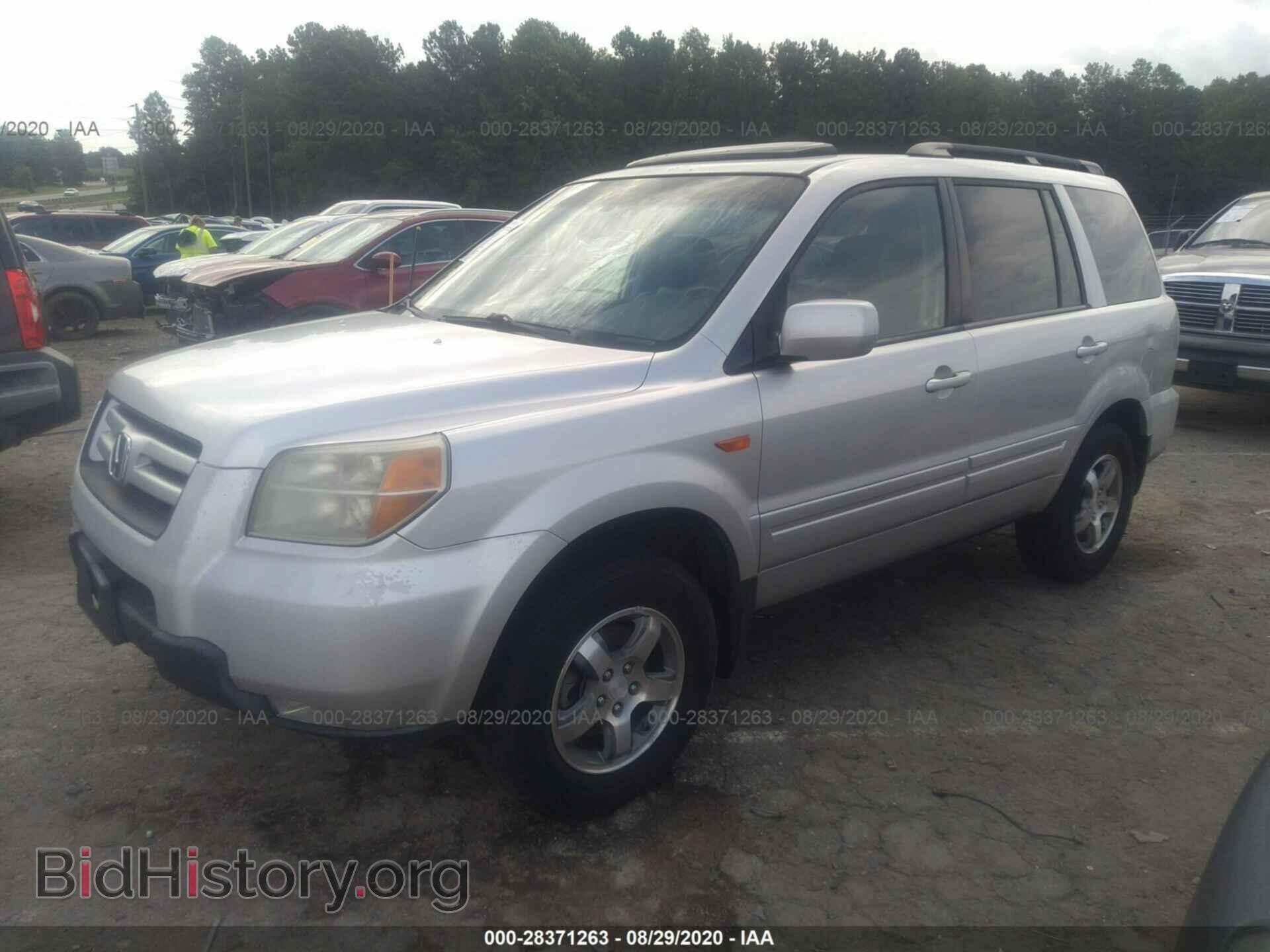2007 HONDA PILOT - VIN: 5FNYF285X7B001309 - Фото 2