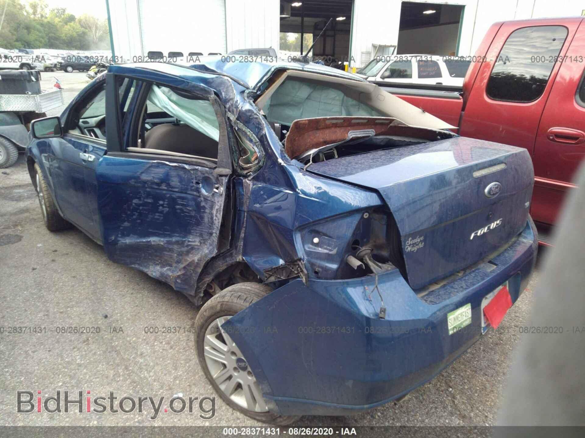 2008 FORD FOCUS - VIN: 1FAHP35N38W109927 - Фото 3