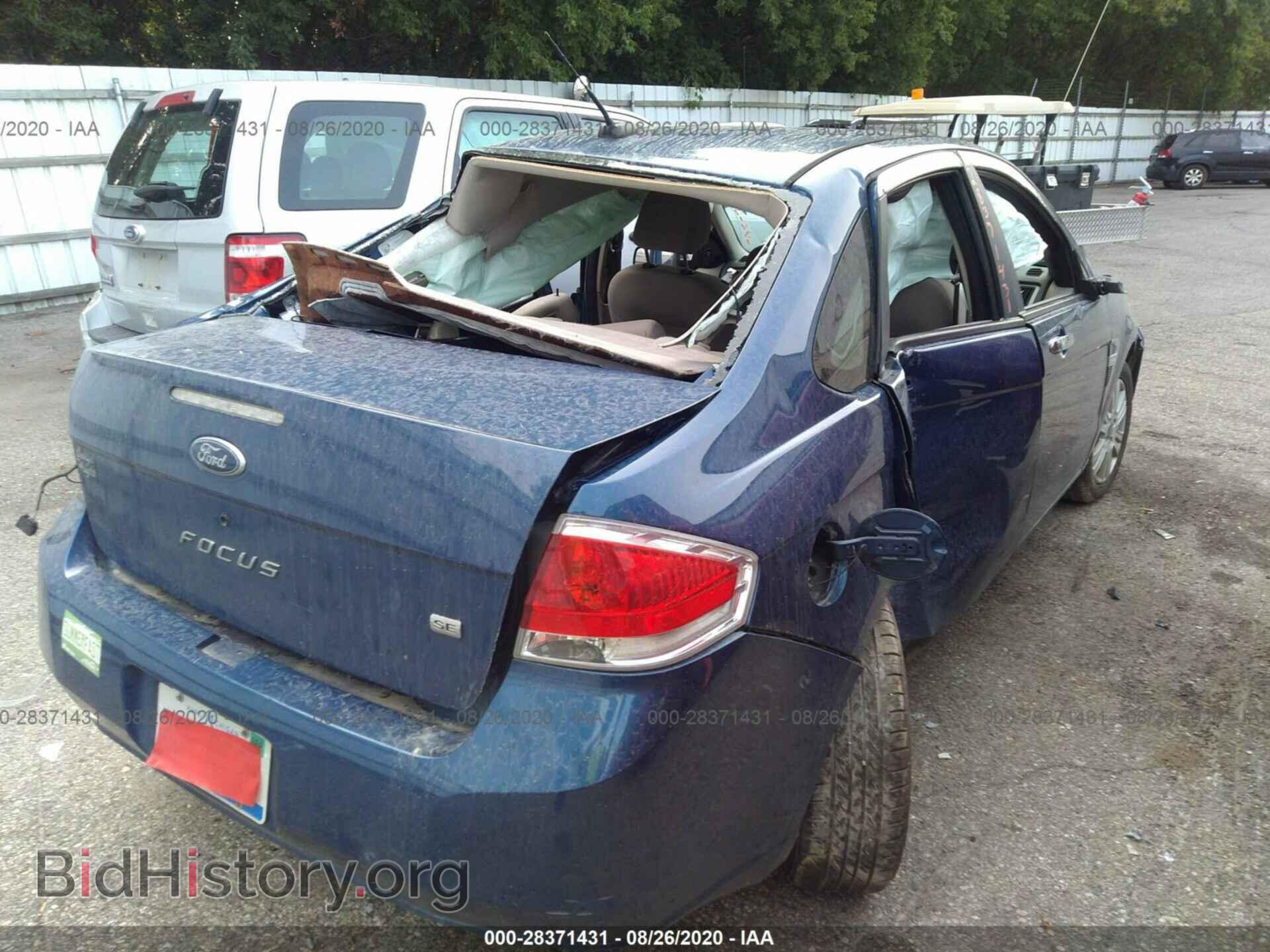 2008 FORD FOCUS - VIN: 1FAHP35N38W109927 - Фото 4