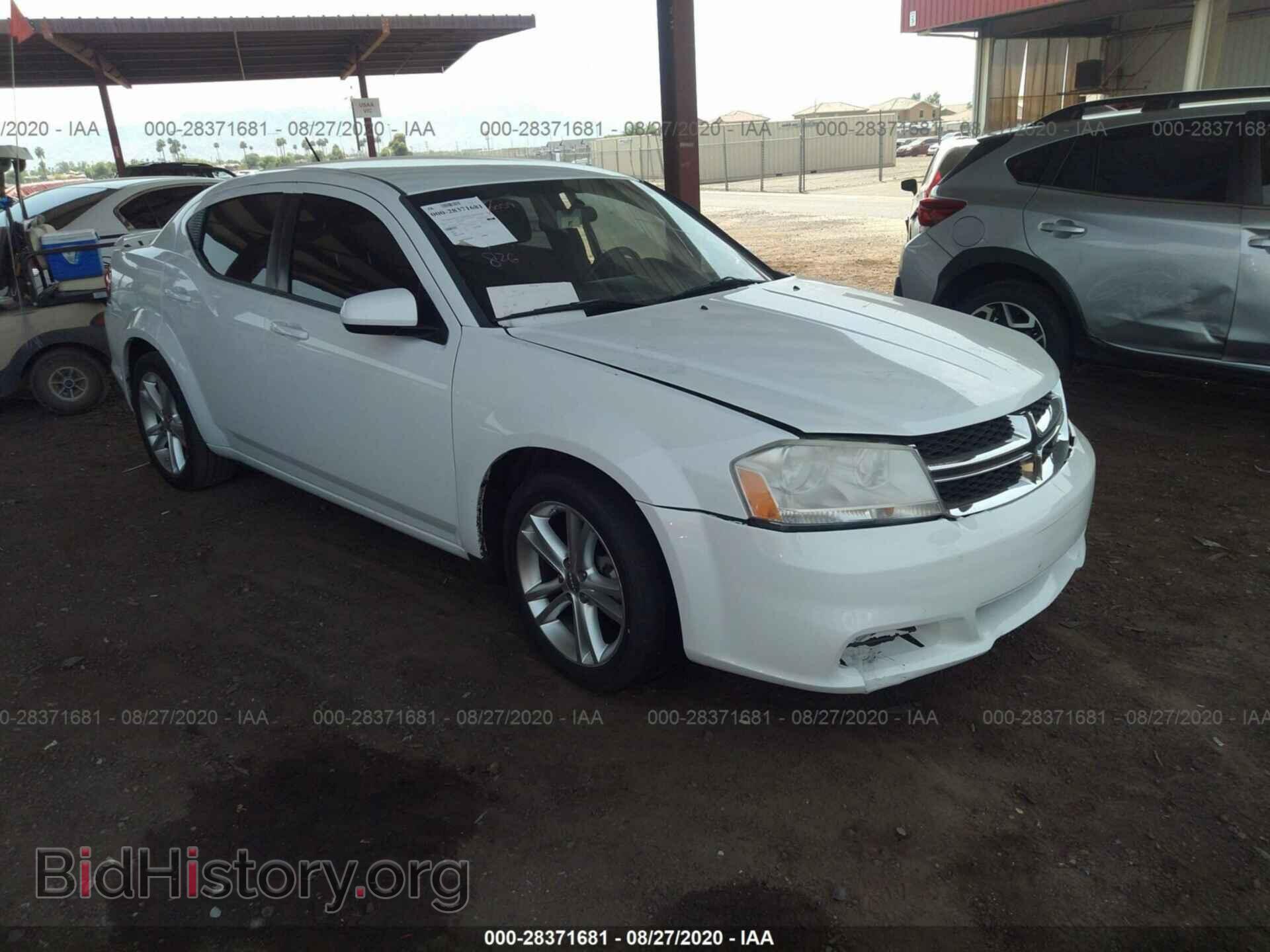 Photo 1C3CDZCB1CN215319 - DODGE AVENGER 2012