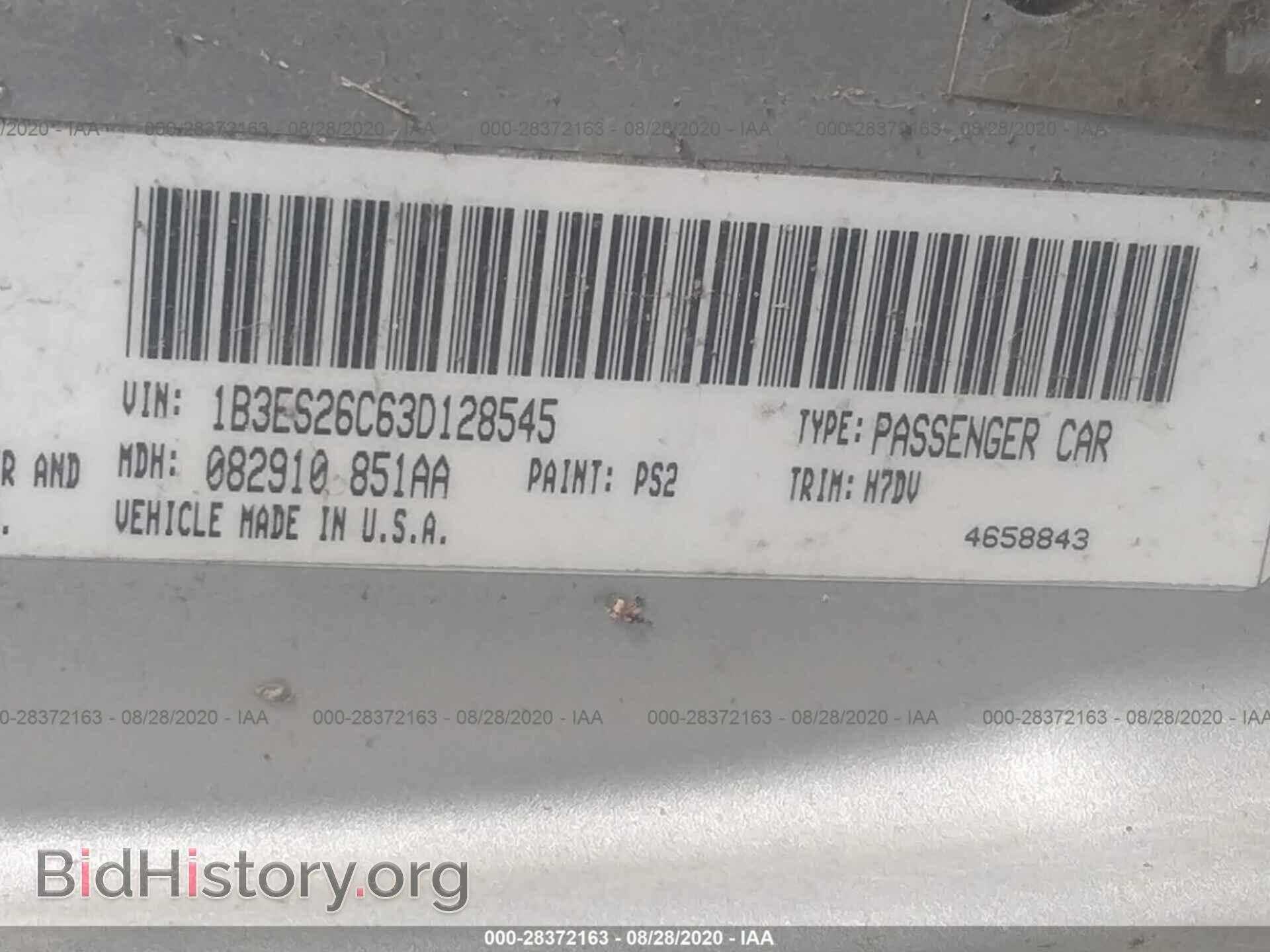 2003 DODGE NEON - VIN: 1B3ES26C63D128545 - Фото 9