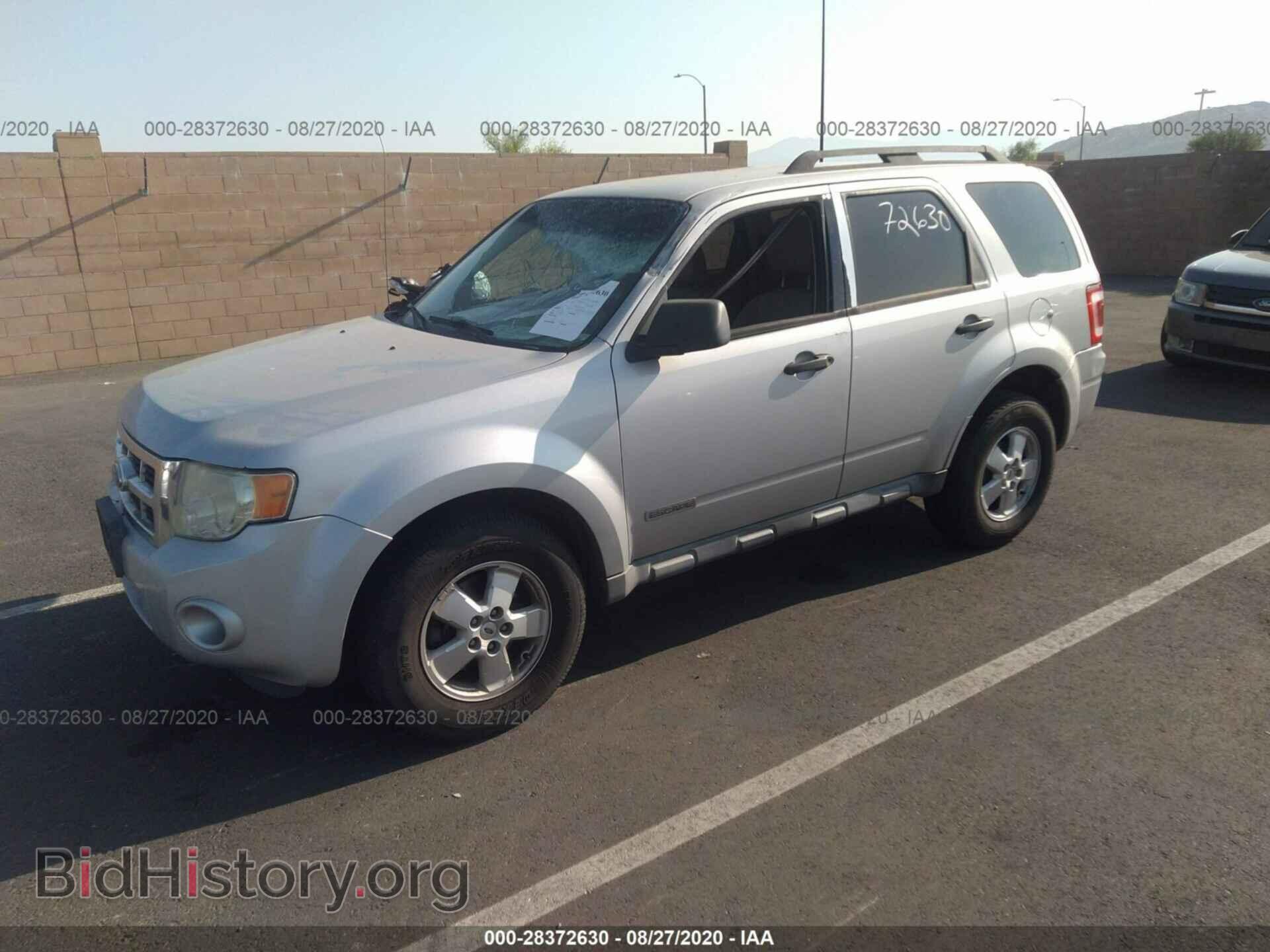 2008 FORD ESCAPE - VIN: 1FMCU03ZX8KA09148 - Фото 2