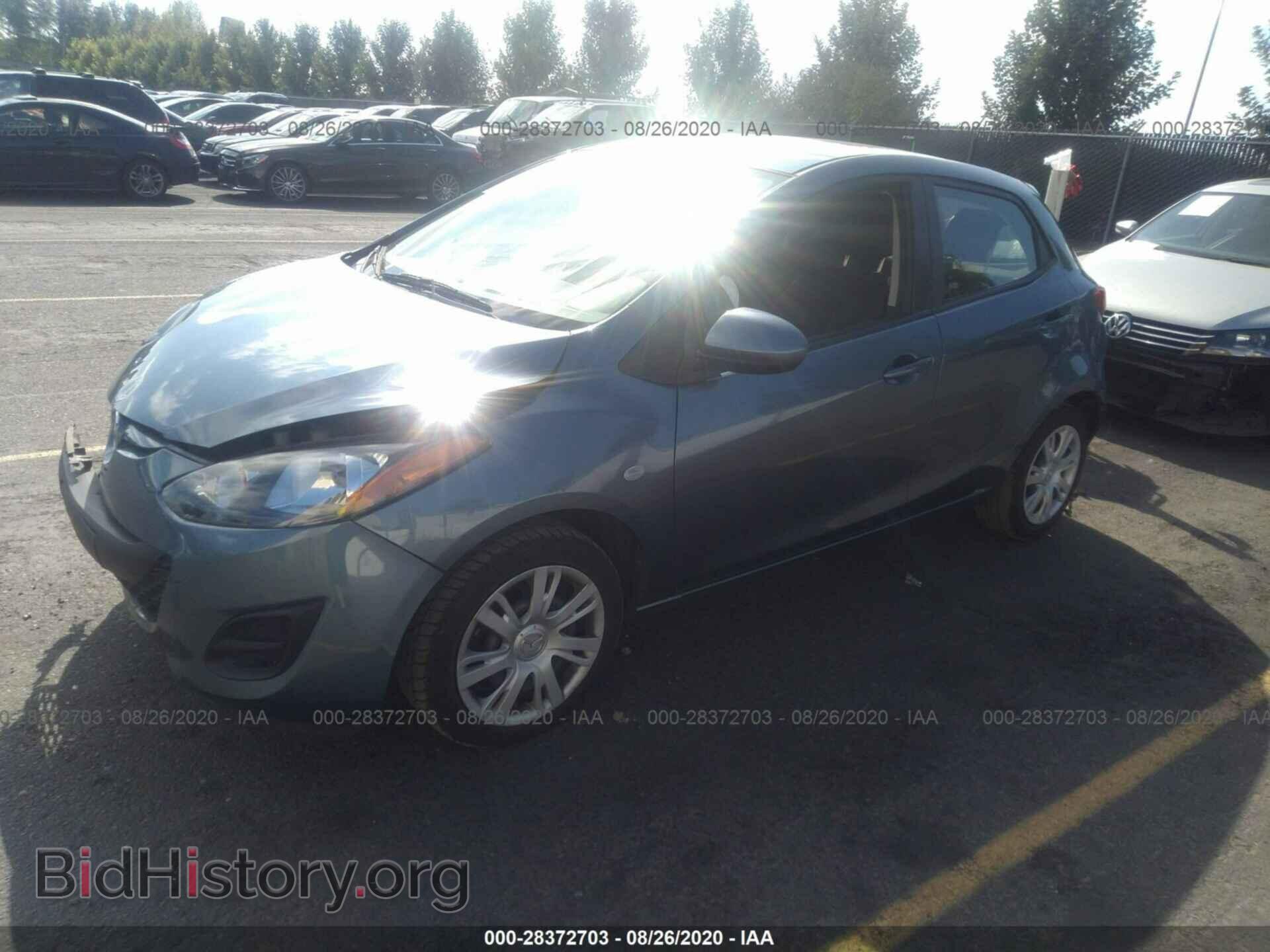2014 MAZDA MAZDA2 - VIN: JM1DE1KZ9E0173592 - Фото 2