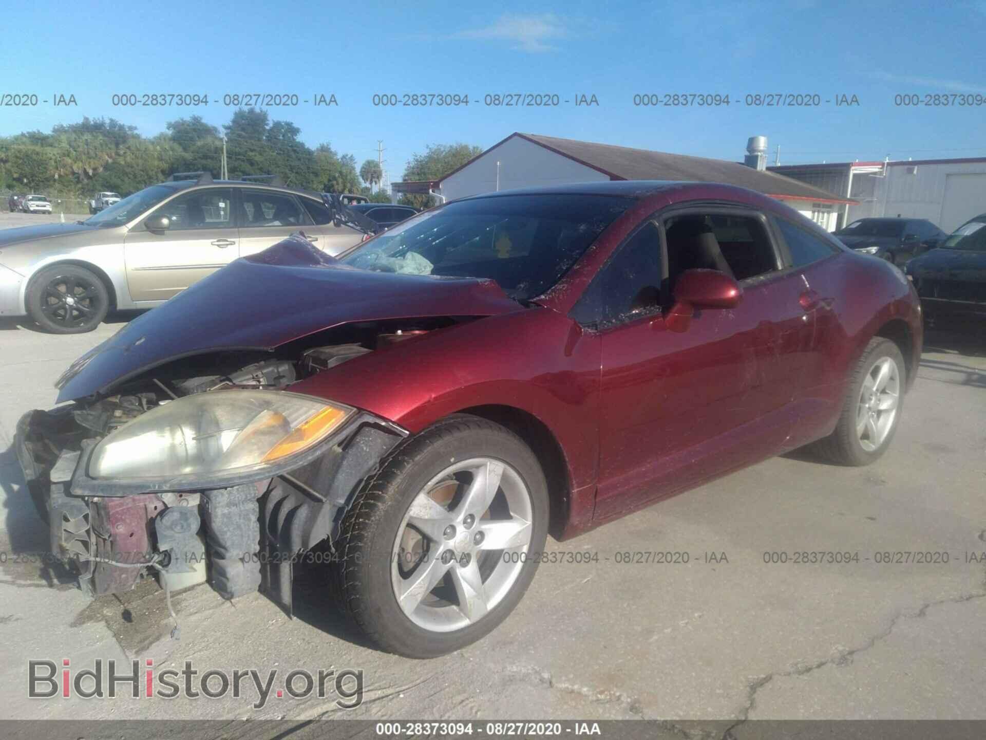 2007 MITSUBISHI ECLIPSE - VIN: 4A3AK24F87E043603 - Фото 2