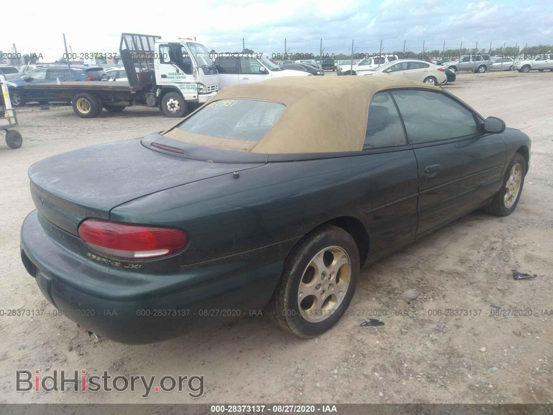 1998 CHRYSLER SEBRING - VIN: 3C3EL55H7WT317976 - Фото 4