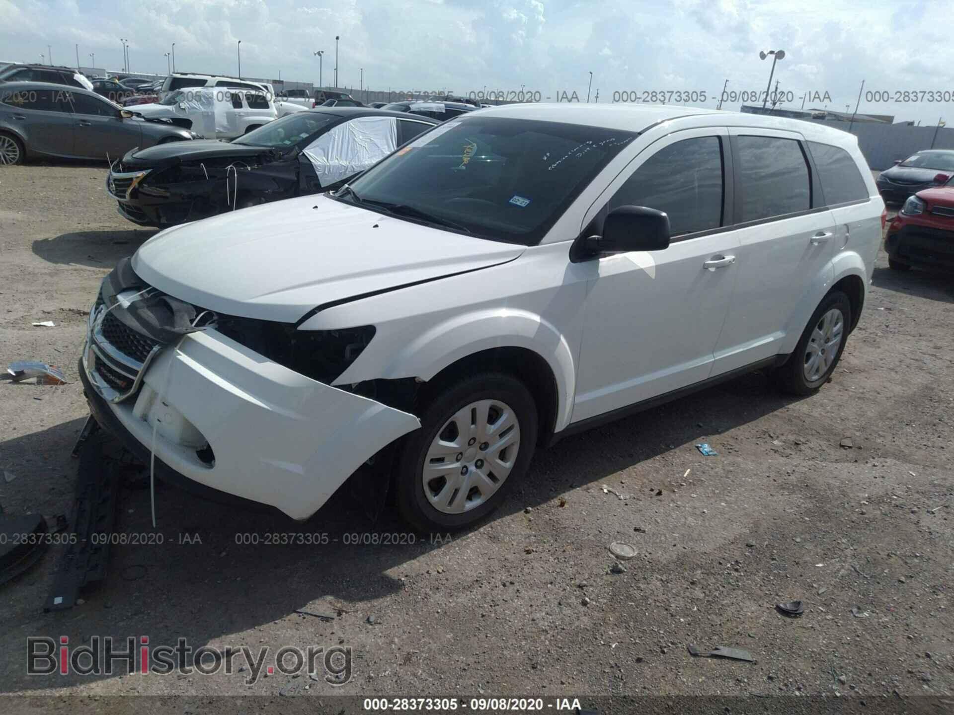 2014 DODGE JOURNEY - VIN: 3C4PDCAB7ET120540 - Фото 2